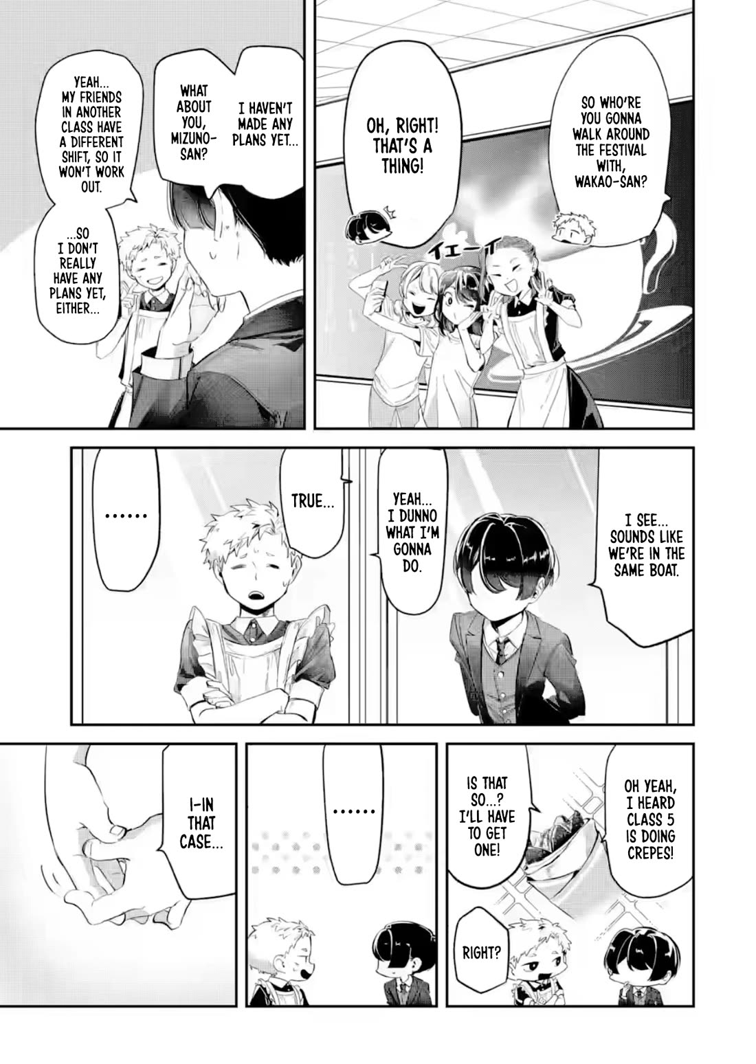 My Seatmate Wakao-san's Face Is Almost Visible but It's Not Chapter 24 page 9 - Chapter 24: Youth is the culture festival!? (Part 2)