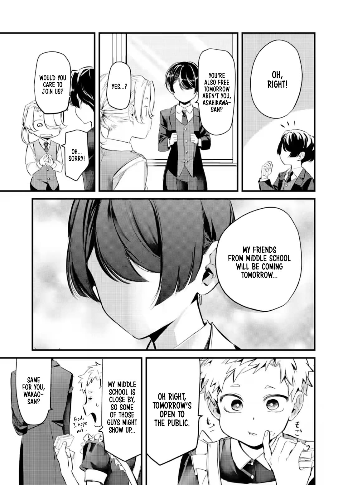 My Seatmate Wakao-san's Face Is Almost Visible but It's Not Chapter 25 page 13 - Chapter 25: Youth is the culture festival!? (Part 3)
