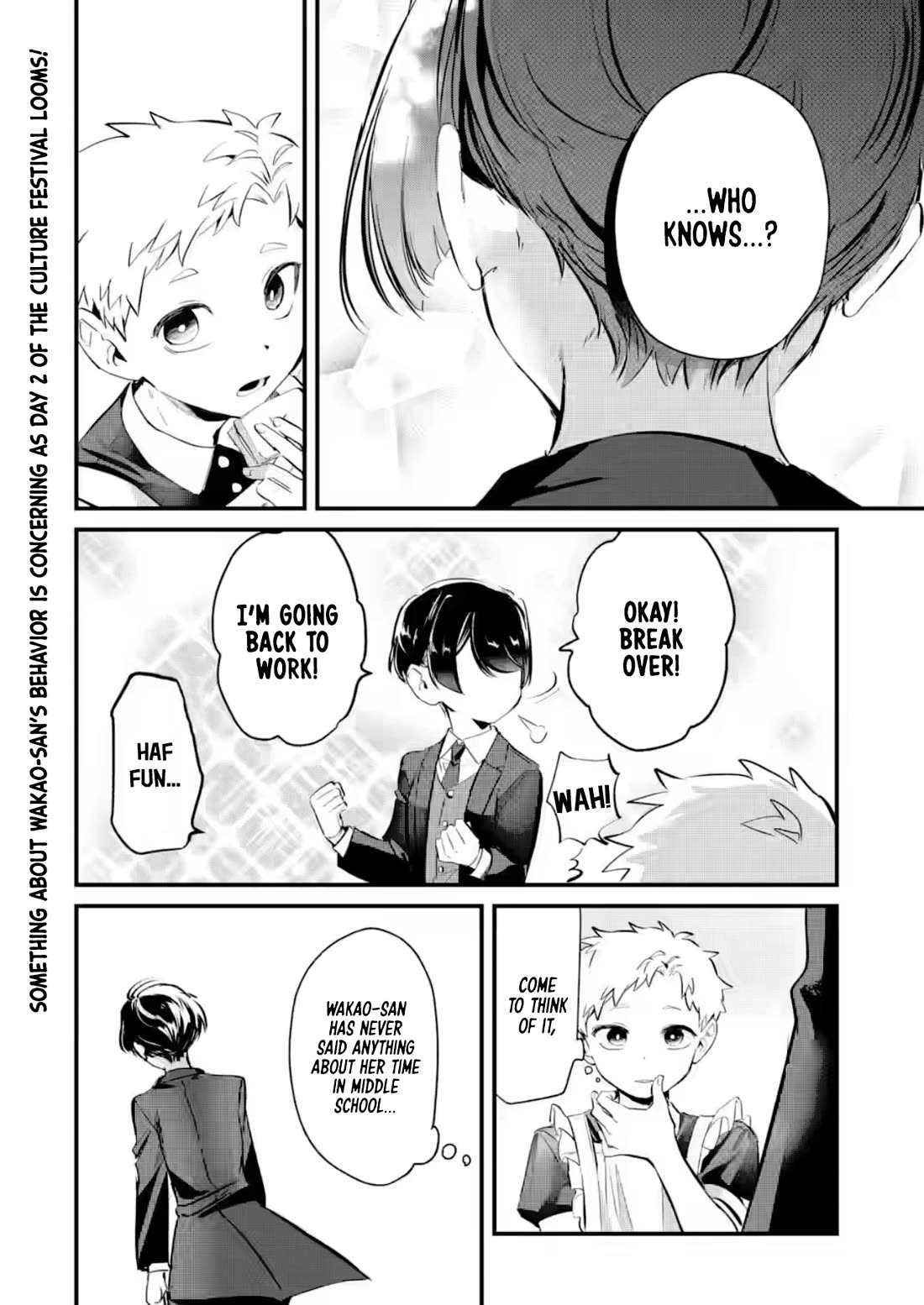 My Seatmate Wakao-san's Face Is Almost Visible but It's Not Chapter 25 page 14 - Chapter 25: Youth is the culture festival!? (Part 3)