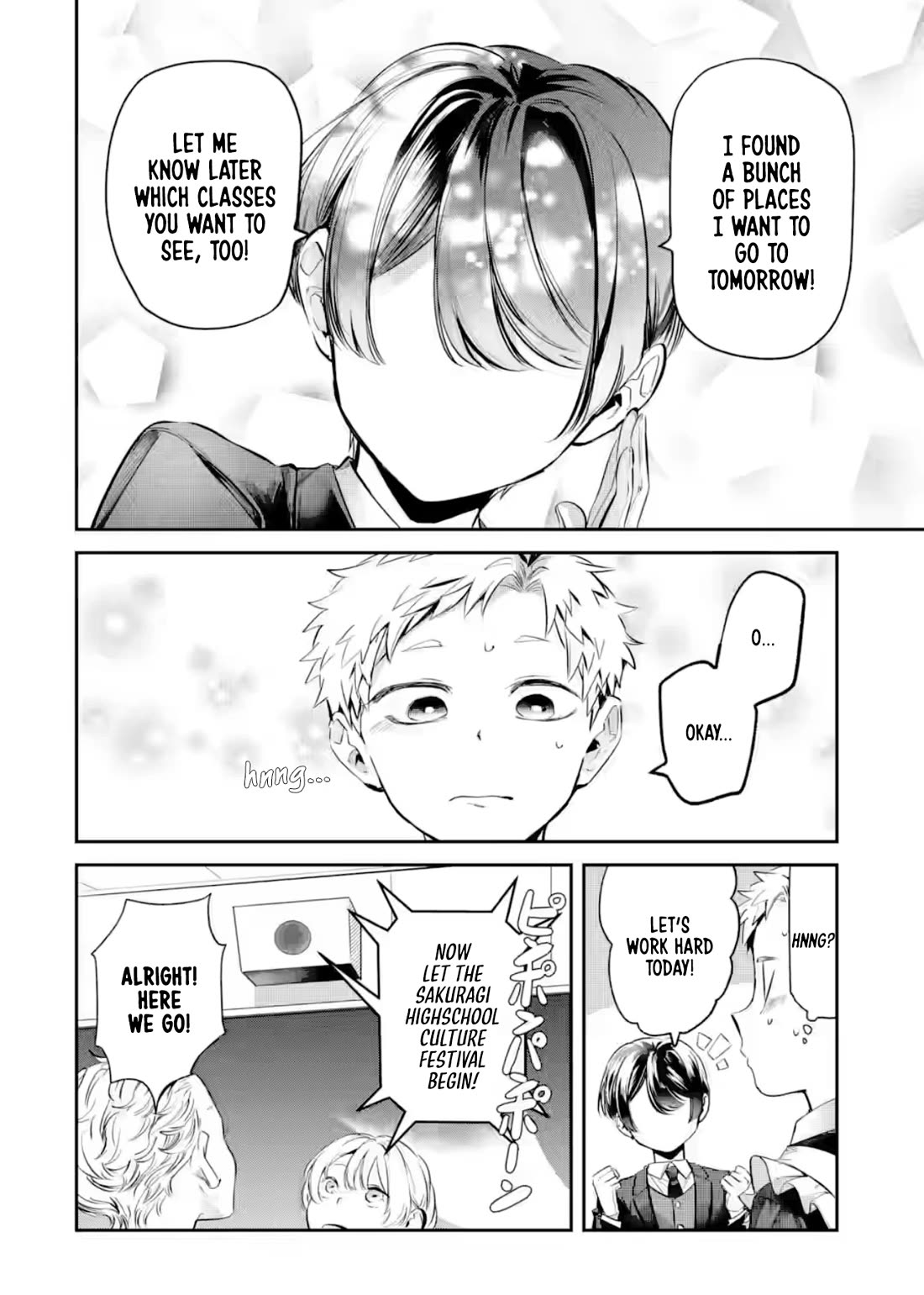 My Seatmate Wakao-san's Face Is Almost Visible but It's Not Chapter 25 page 2 - Chapter 25: Youth is the culture festival!? (Part 3)