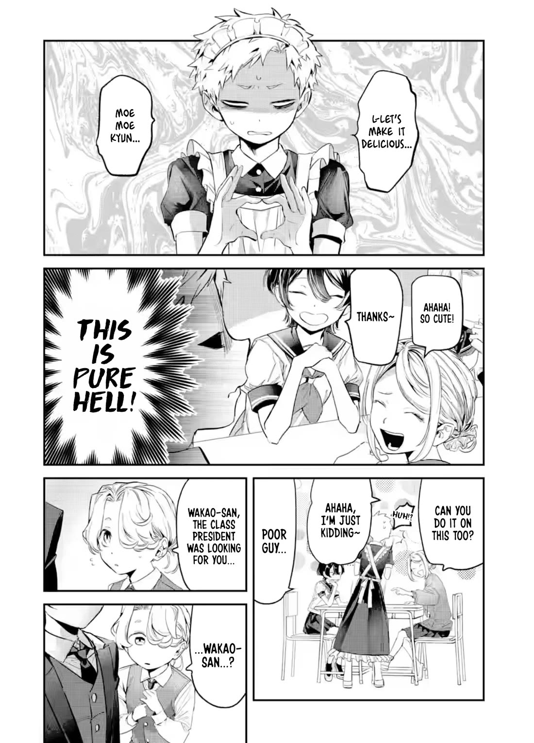 My Seatmate Wakao-san's Face Is Almost Visible but It's Not Chapter 25 page 6 - Chapter 25: Youth is the culture festival!? (Part 3)