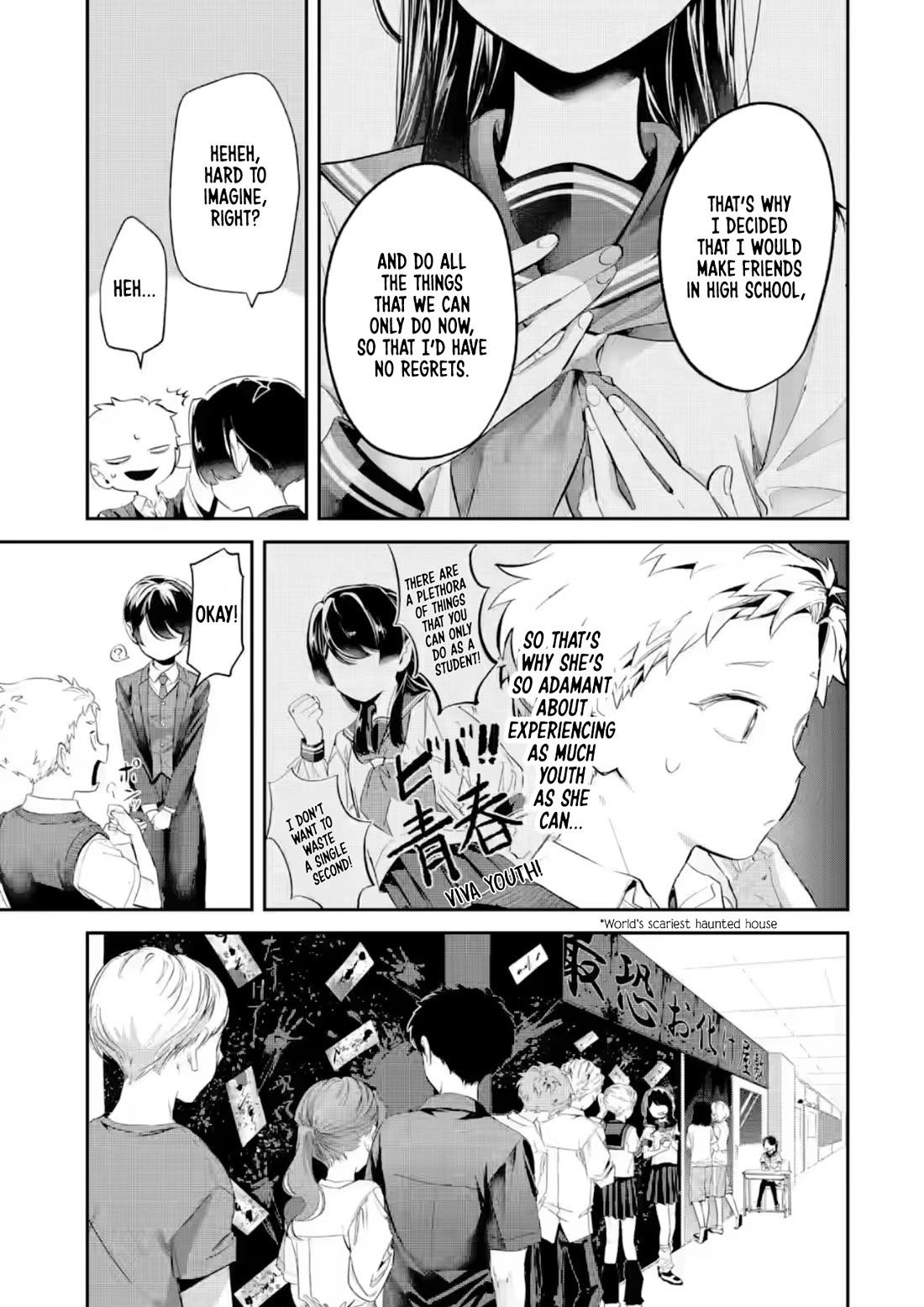 My Seatmate Wakao-san's Face Is Almost Visible but It's Not Chapter 26 page 7 - Chapter 26: Youth is the culture festival!? (Part 4)
