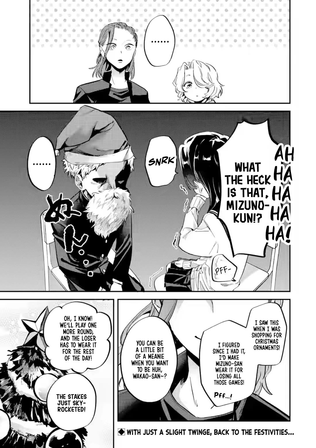 My Seatmate Wakao-san's Face Is Almost Visible but It's Not Chapter 29 page 13 - Chapter 29: Youth is Christmas?