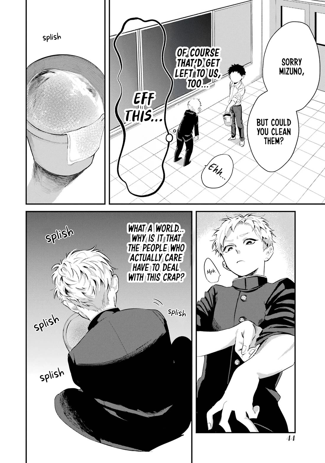 My Seatmate Wakao-san's Face Is Almost Visible but It's Not Chapter 4 page 4 - Chapter 4: Youth is cleaning?