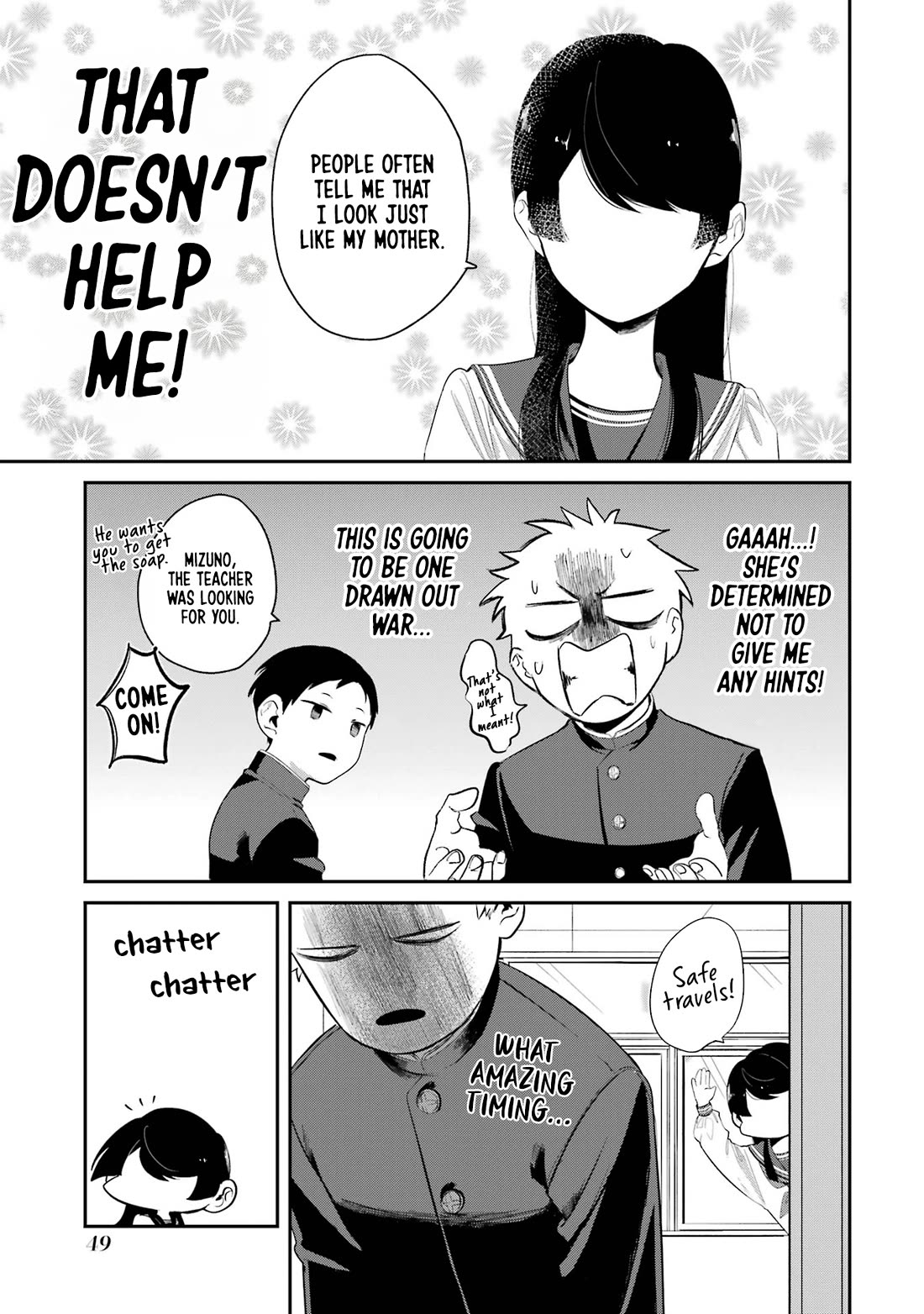 My Seatmate Wakao-san's Face Is Almost Visible but It's Not Chapter 4 page 9 - Chapter 4: Youth is cleaning?