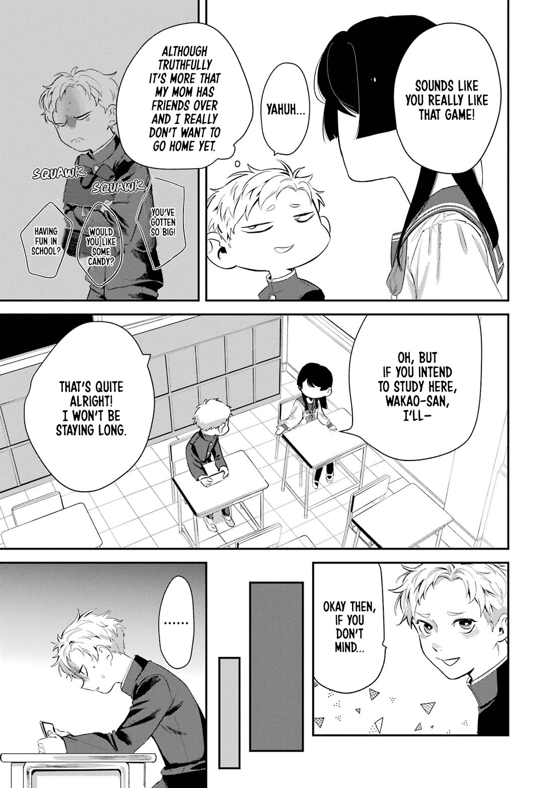 My Seatmate Wakao-san's Face Is Almost Visible but It's Not Chapter 5 page 3 - Chapter 5: Youth is after school?