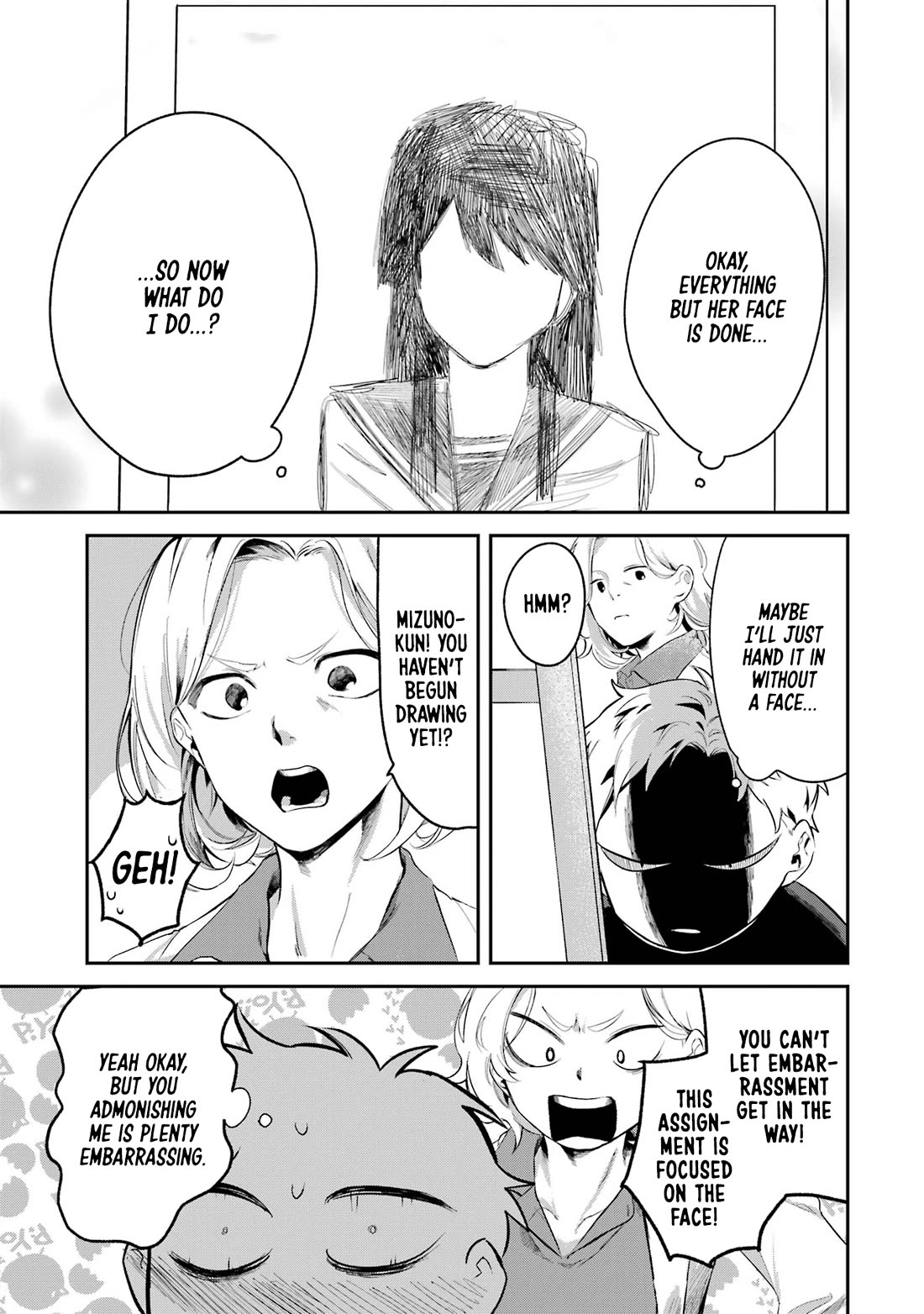 My Seatmate Wakao-san's Face Is Almost Visible but It's Not Chapter 6 page 3 - Chapter 6: Youth is a tough spot?