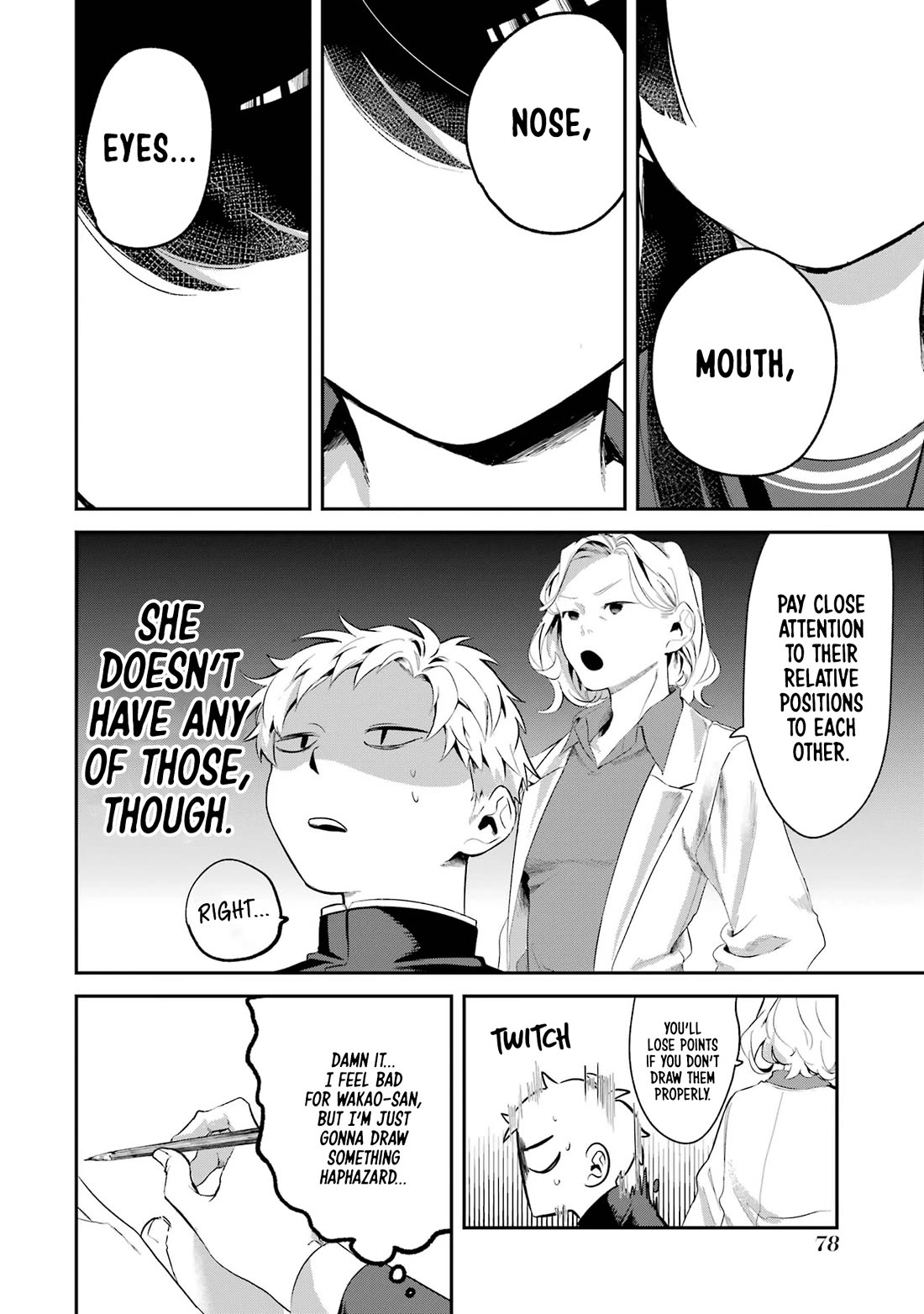 My Seatmate Wakao-san's Face Is Almost Visible but It's Not Chapter 6 page 4 - Chapter 6: Youth is a tough spot?