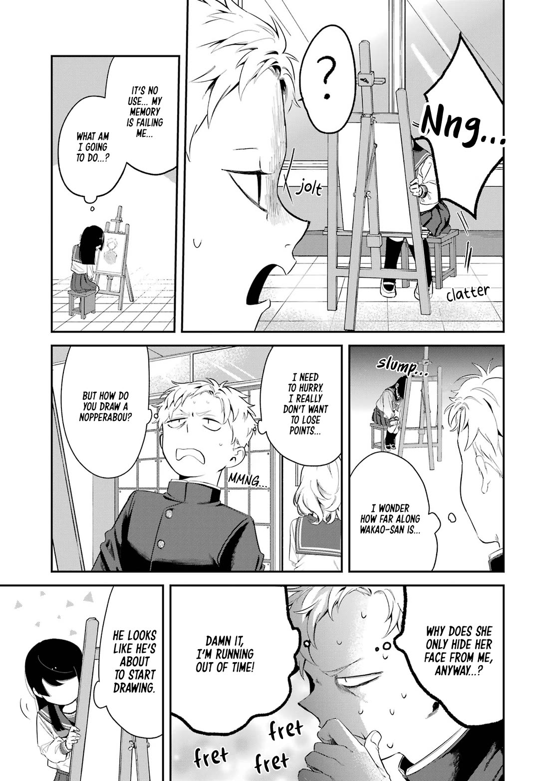 My Seatmate Wakao-san's Face Is Almost Visible but It's Not Chapter 6 page 7 - Chapter 6: Youth is a tough spot?