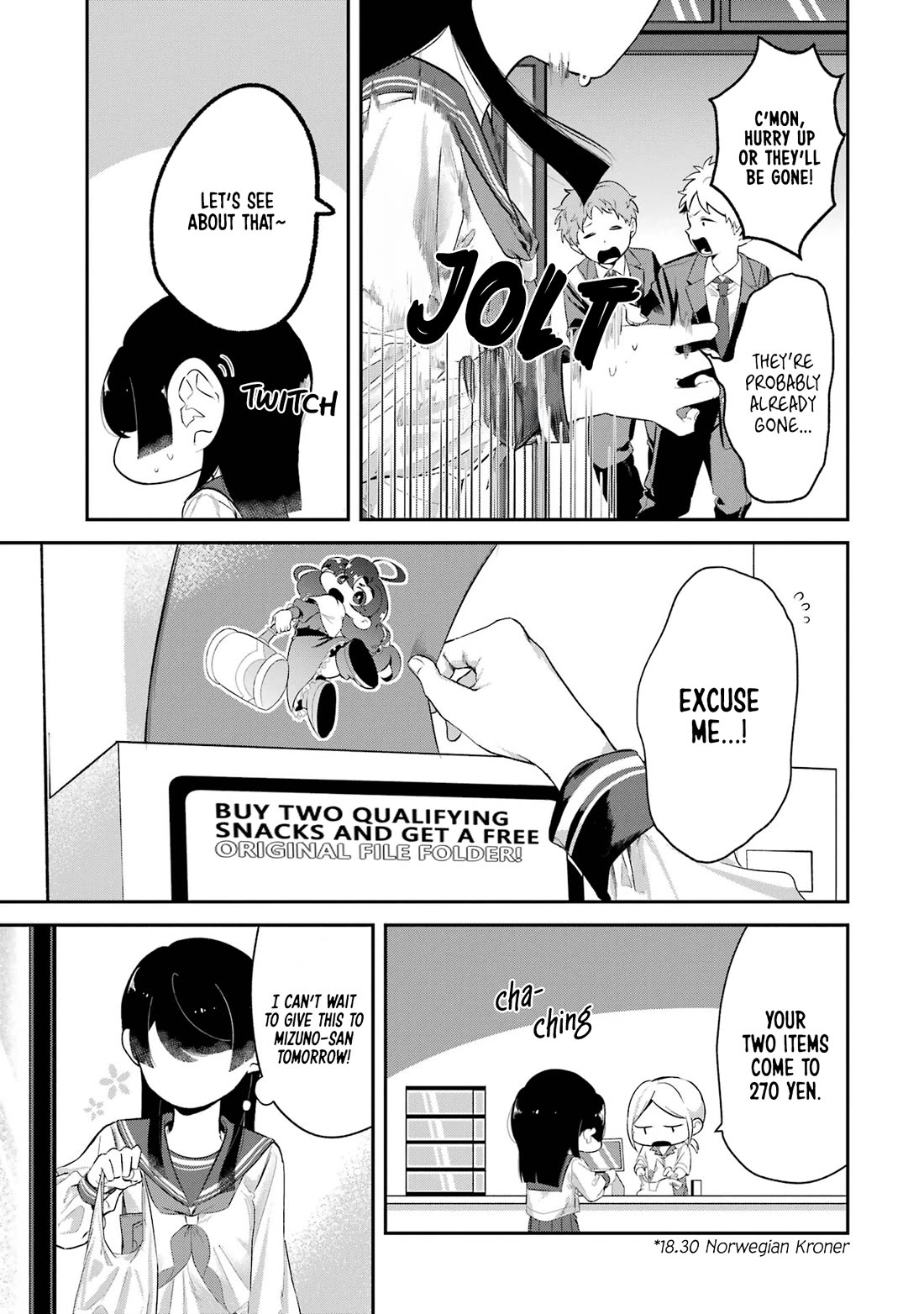 My Seatmate Wakao-san's Face Is Almost Visible but It's Not Chapter 7 page 7 - Chapter 7: Youth is checking multiple convenience stores?