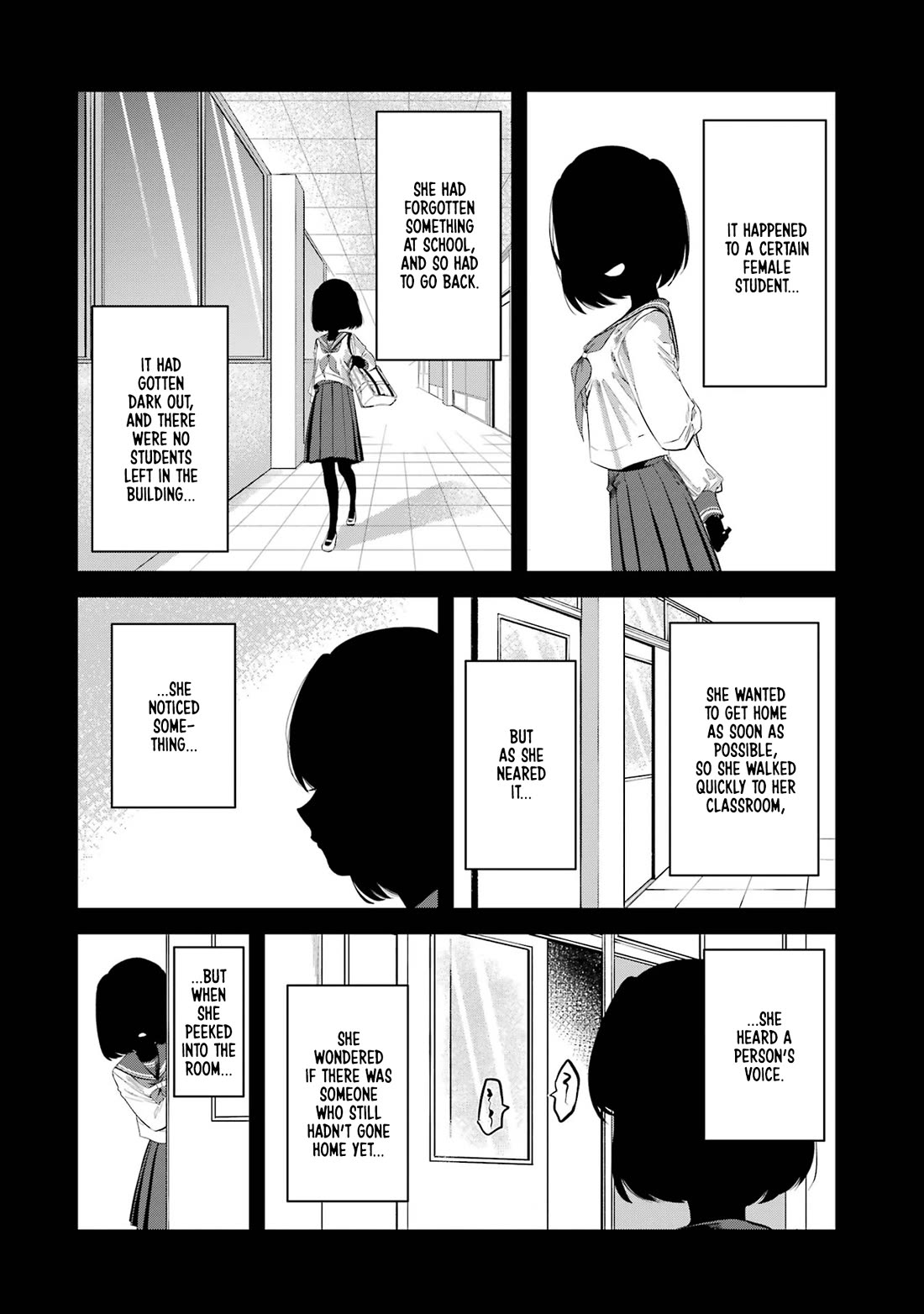 My Seatmate Wakao-san's Face Is Almost Visible but It's Not Chapter 8 page 4 - Chapter 8: Youth is ghost stories?