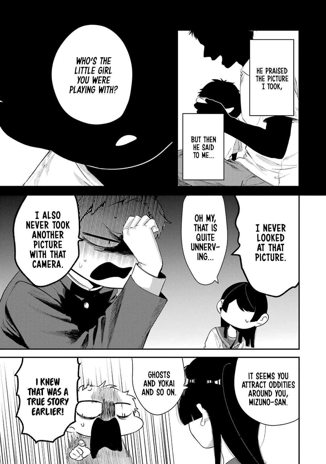My Seatmate Wakao-san's Face Is Almost Visible but It's Not Chapter 8 page 9 - Chapter 8: Youth is ghost stories?