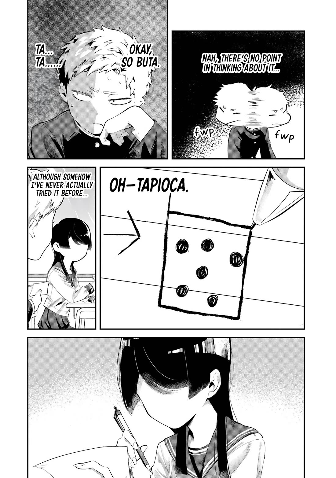 My Seatmate Wakao-san's Face Is Almost Visible but It's Not Chapter 9 page 6 - Chapter 9: Youth is self-study class?