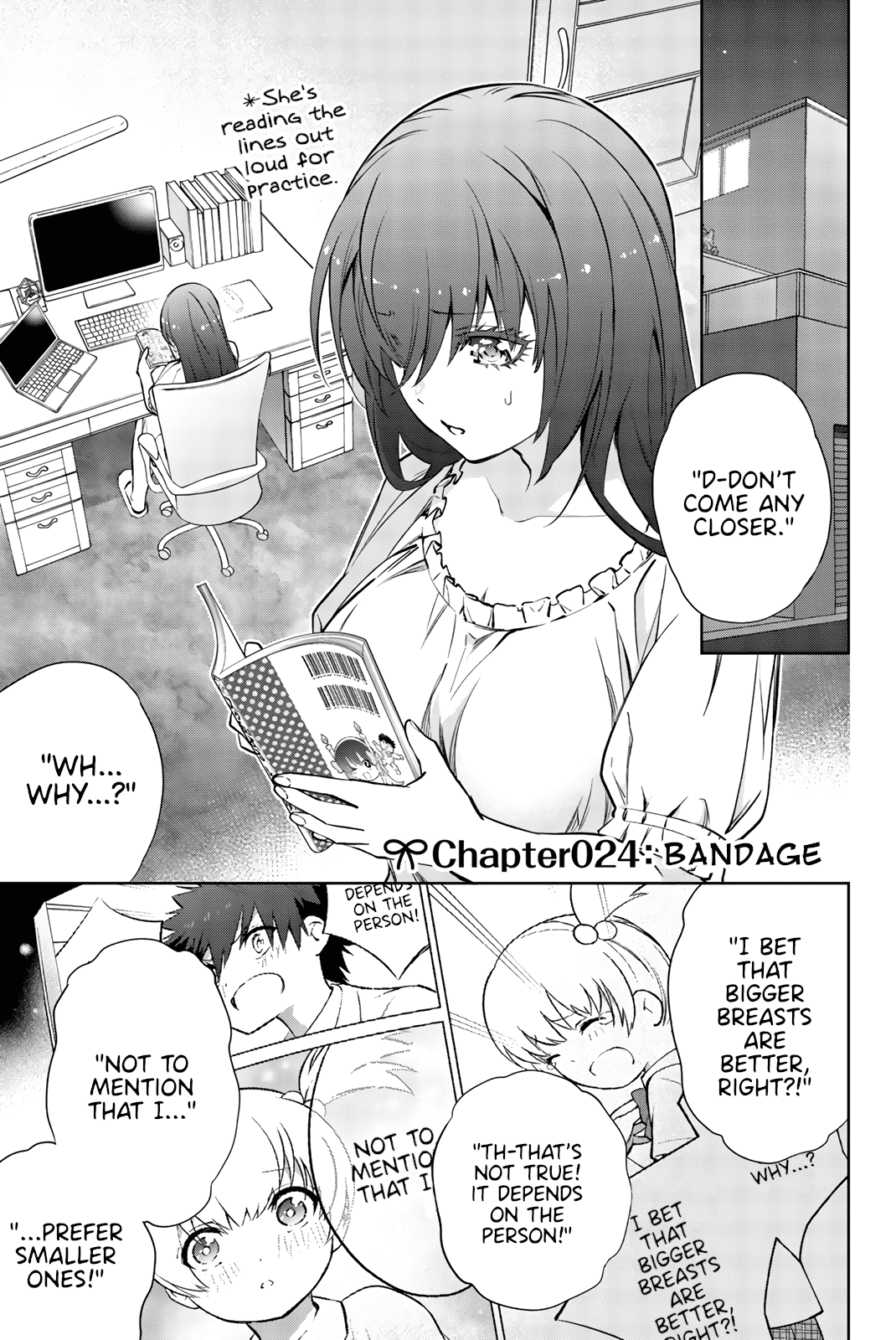 My Senpai Is After My Life Chapter 24 page 1 - Chapter 24: Bandage