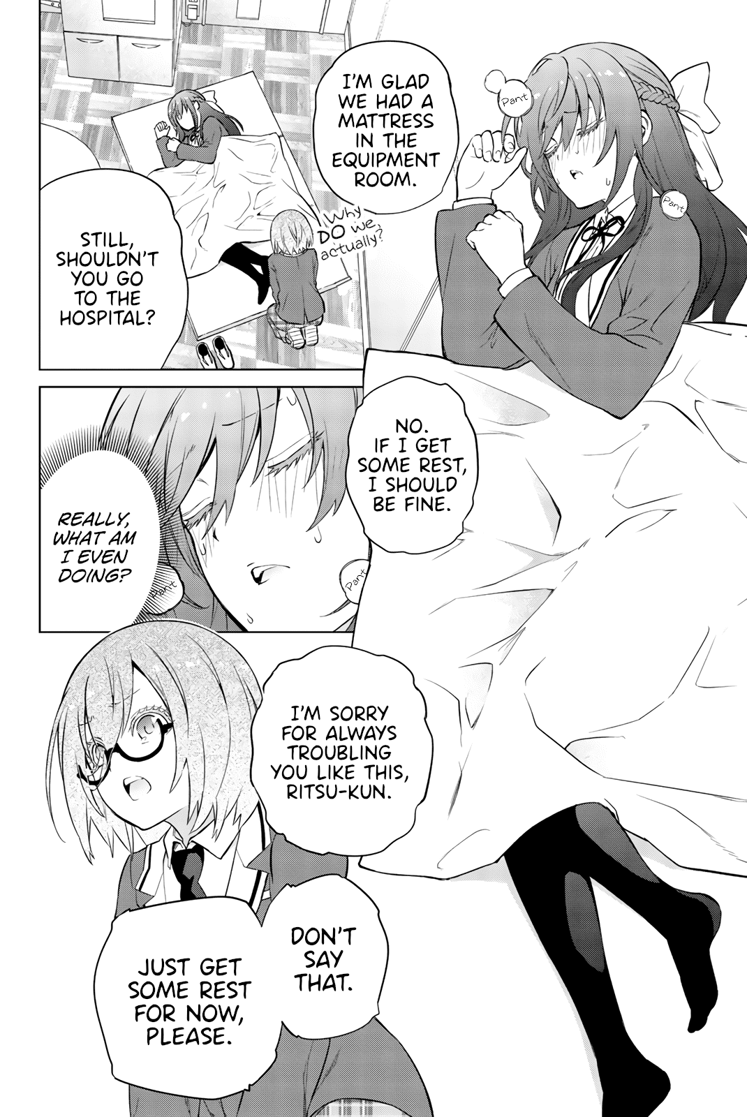 My Senpai Is After My Life Chapter 24 page 6 - Chapter 24: Bandage