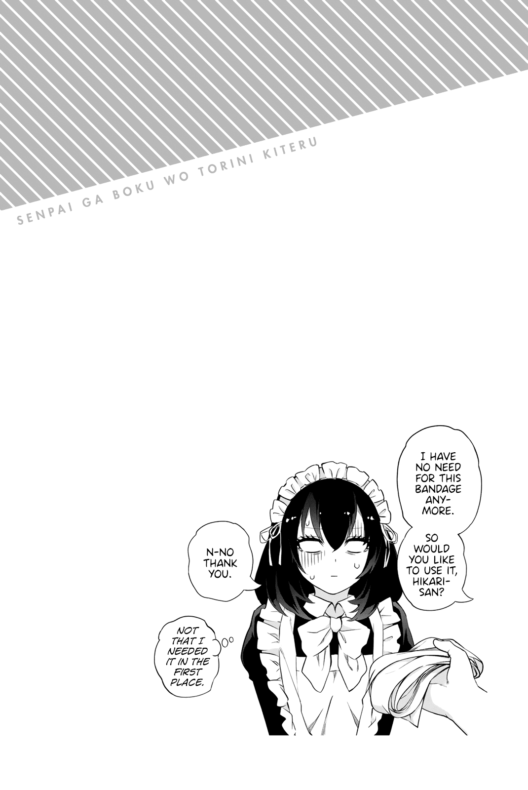 My Senpai Is After My Life Chapter 24 page 9 - Chapter 24: Bandage