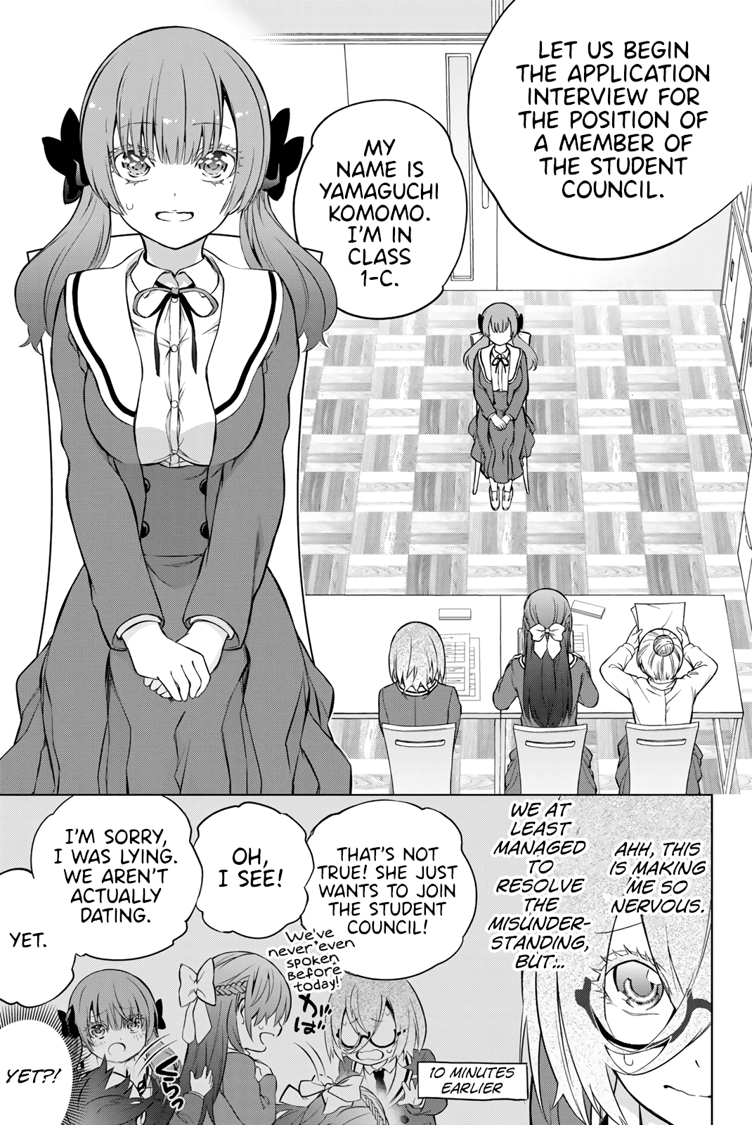 My Senpai Is After My Life Chapter 31 page 11 - Chapter 31: Interview