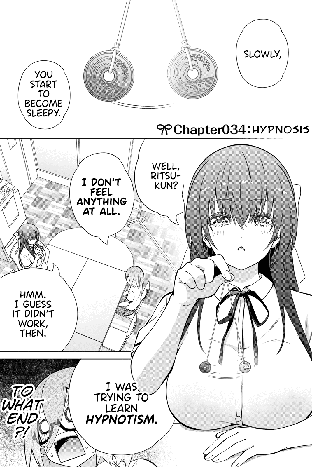 My Senpai Is After My Life Chapter 34 page 1 - Chapter 34: Hypnosis