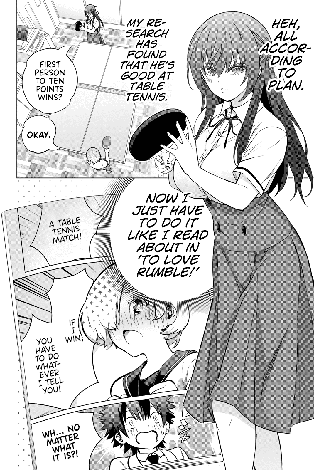 My Senpai Is After My Life Chapter 35 page 2 - Chapter 35: Table Tennis