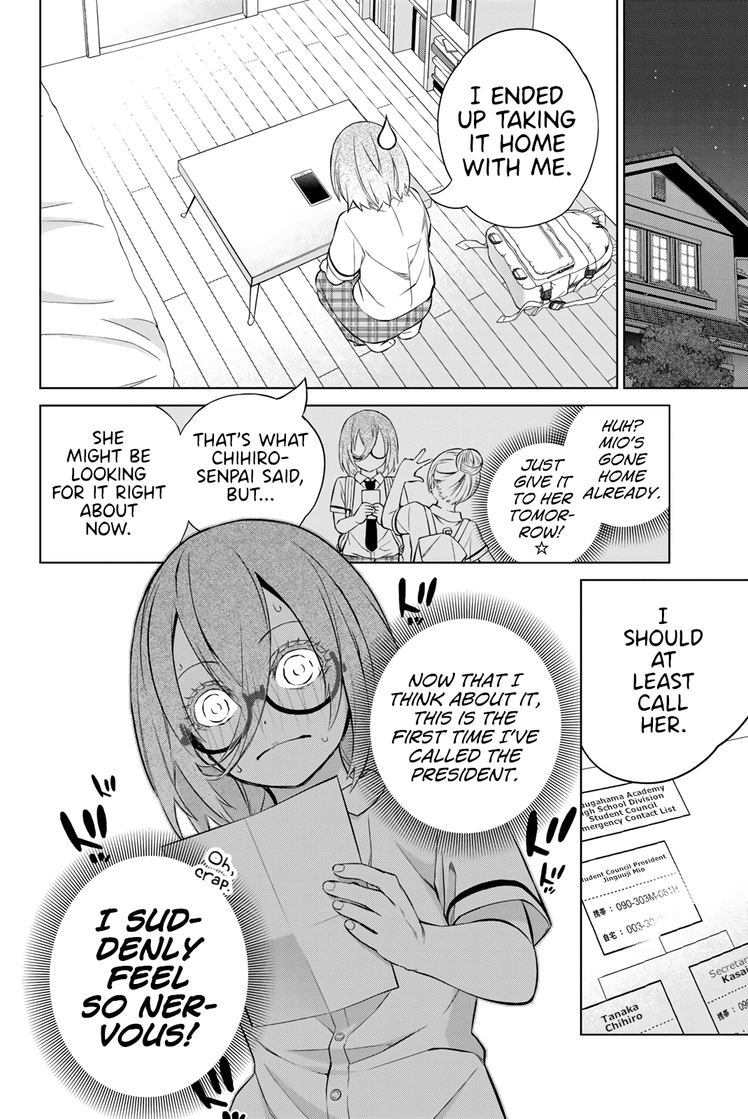 My Senpai Is After My Life Chapter 36 page 3 - Chapter 36: Phone Call
