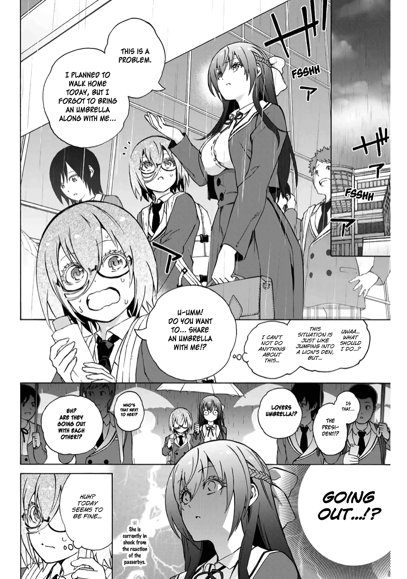 My Senpai Is After My Life Chapter 8 page 2 - Chapter 8: Lovers Umbrella