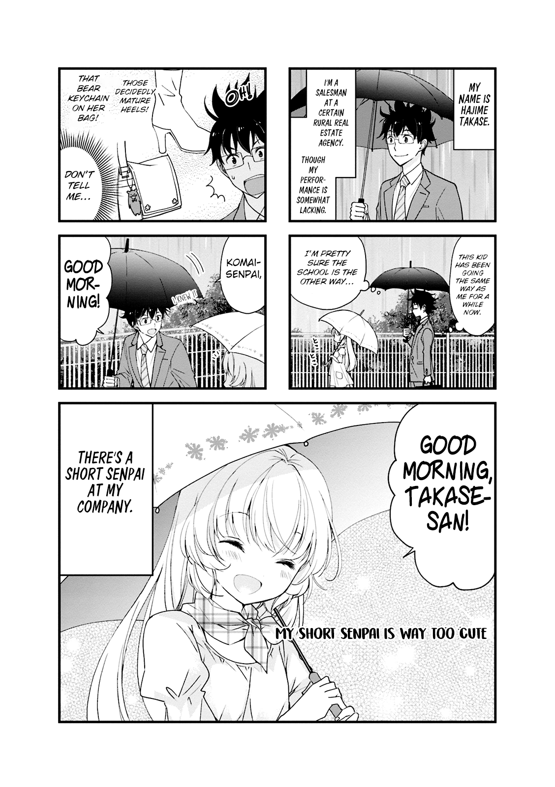 My Short Senpai Is Way Too Cute Chapter 12 page 1 - Chapter 12