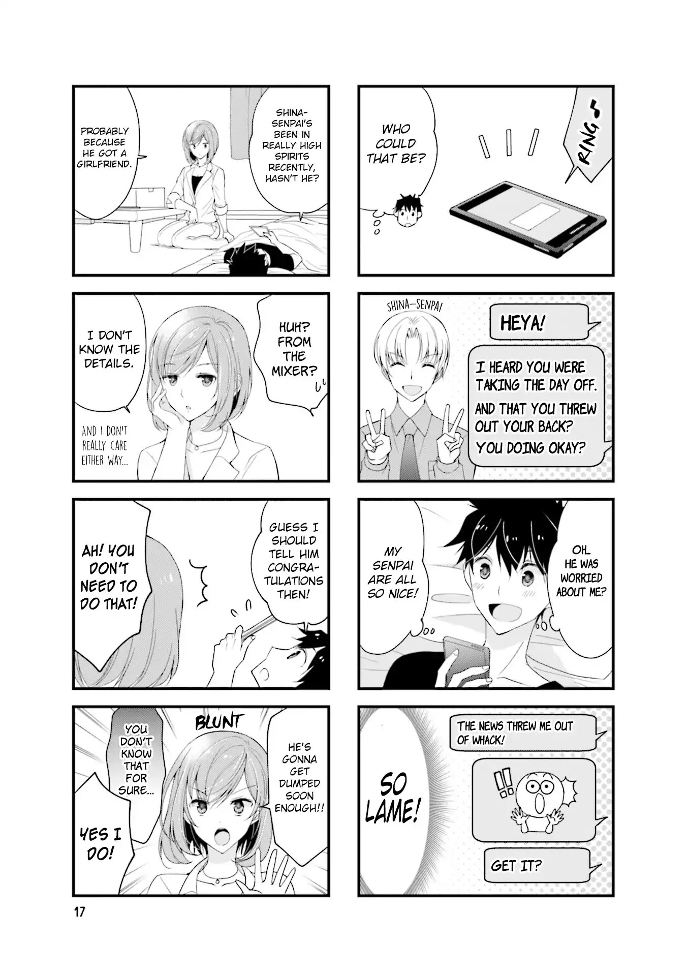 My Short Senpai Is Way Too Cute Chapter 17 page 8 - Chapter 17
