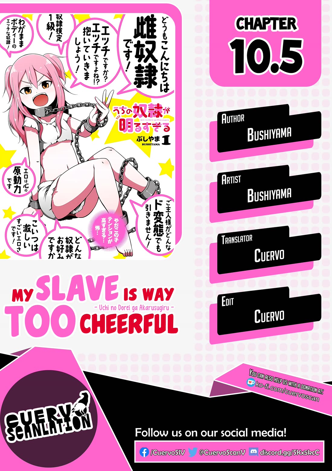 My Slave is Way Too Cheerful Chapter 10.5 page 1 - Chapter 10.5: 4-Koma Extras