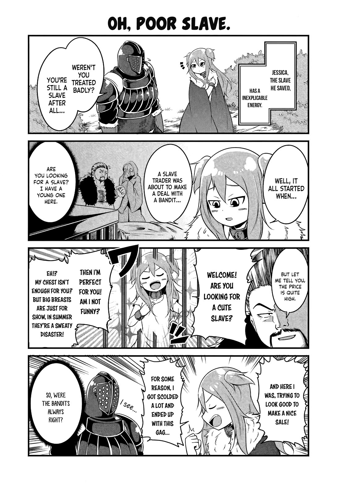 My Slave is Way Too Cheerful Chapter 10.5 page 3 - Chapter 10.5: 4-Koma Extras