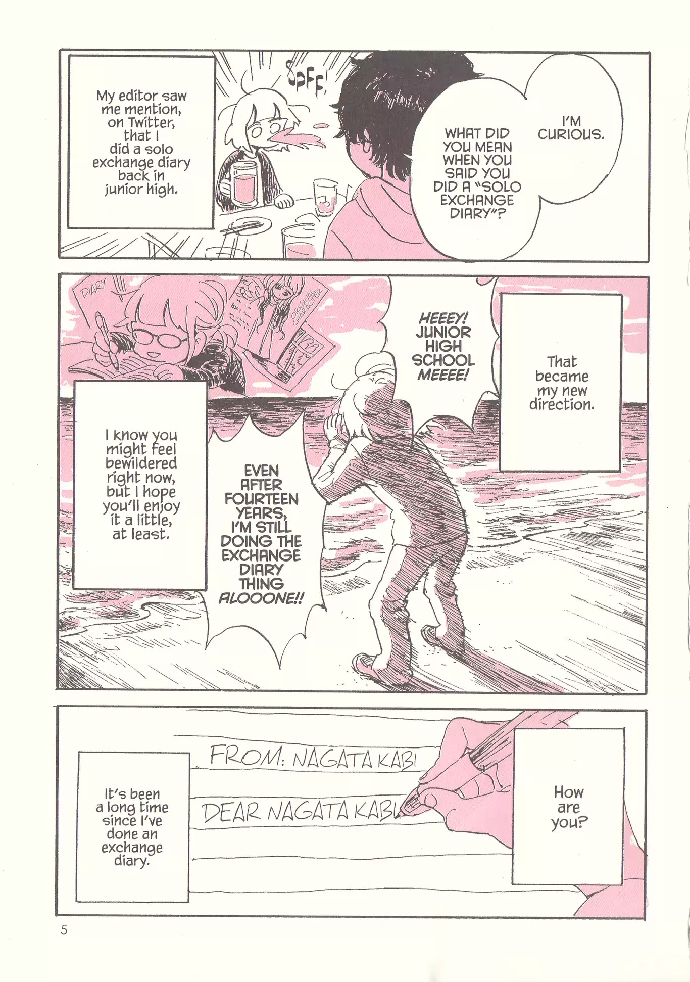 My Solo Exchange Diary Chapter 1 page 6 - Chapter 1: Vol.1 Entry No.1