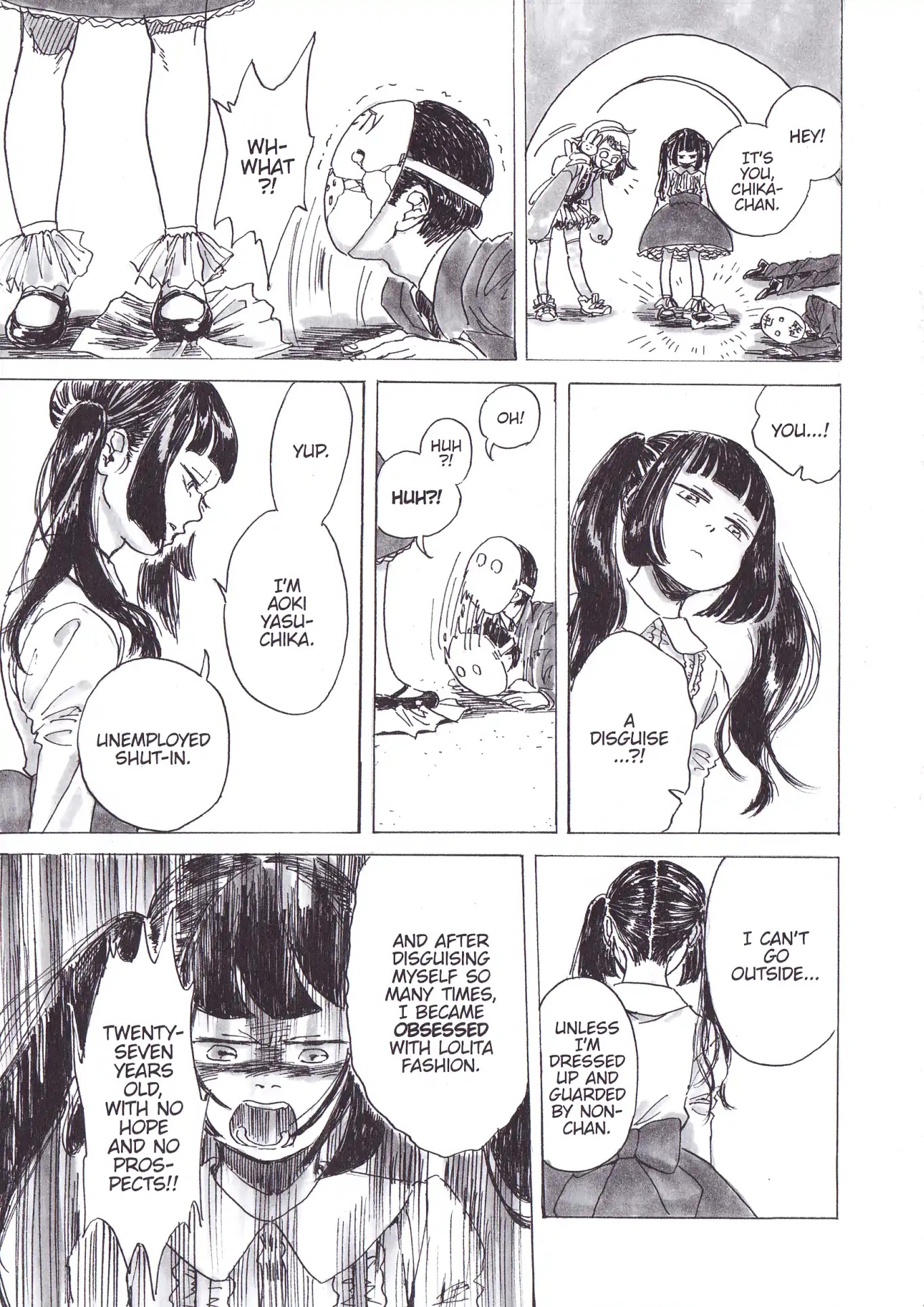 My Solo Exchange Diary Chapter 24.7 page 18 - Vol.2 Chika-chan's Depression [END]