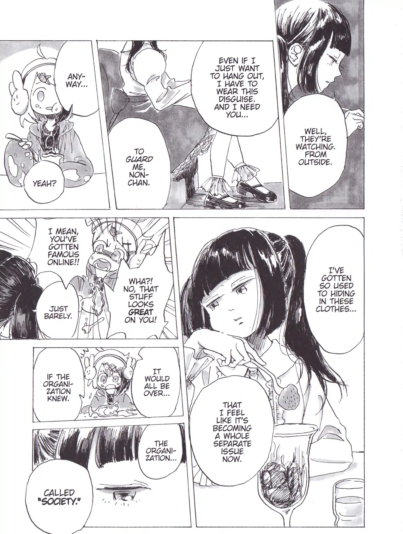 My Solo Exchange Diary Chapter 24.7 page 4 - Vol.2 Chika-chan's Depression [END]