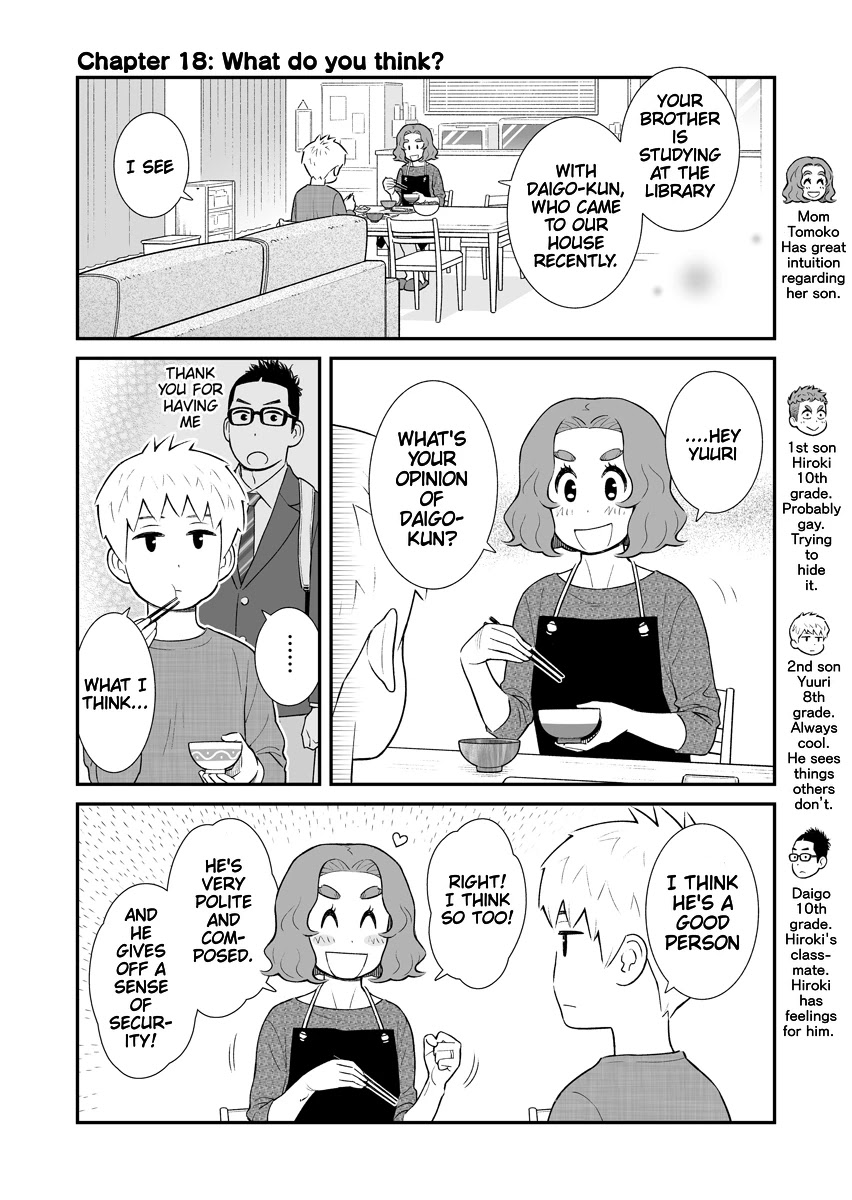 My Son Is Probably Gay Chapter 18 page 1 - Chapter 18: What do you think?
