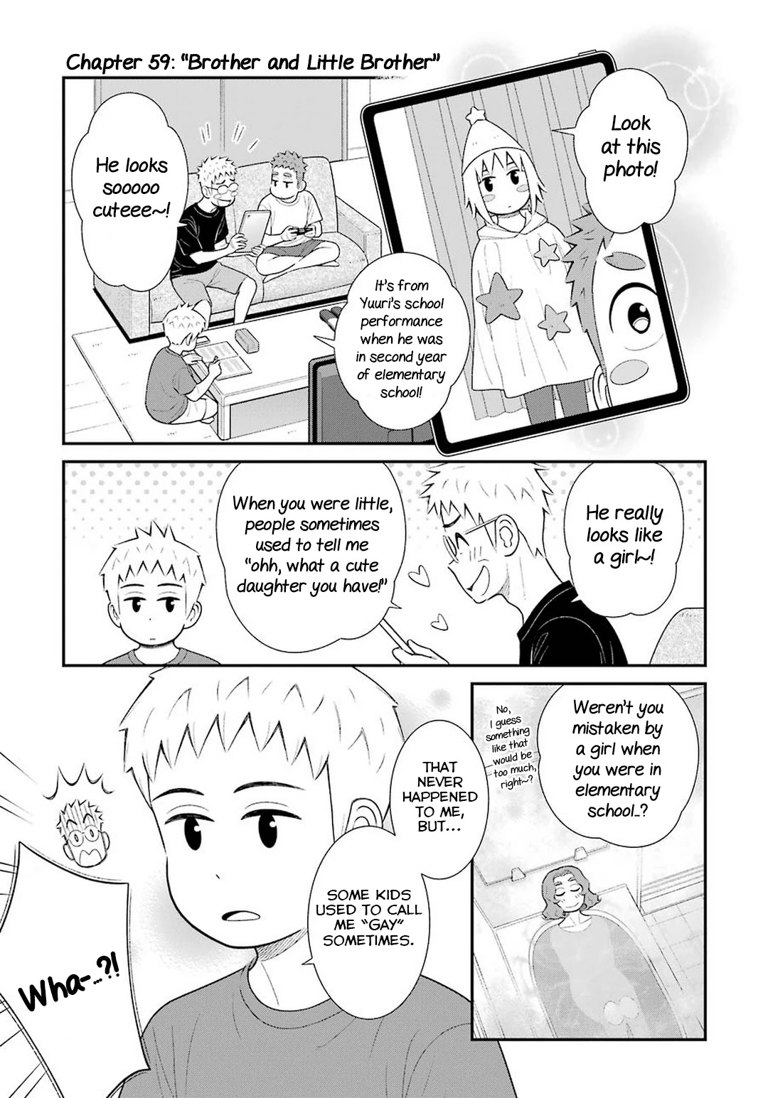 My Son Is Probably Gay Chapter 59 page 1 - Chapter 59: Brother and Little Brother