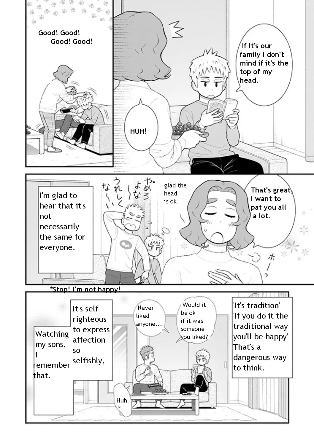 My Son Is Probably Gay Chapter 86 page 4 - Chapter 86: Head pat