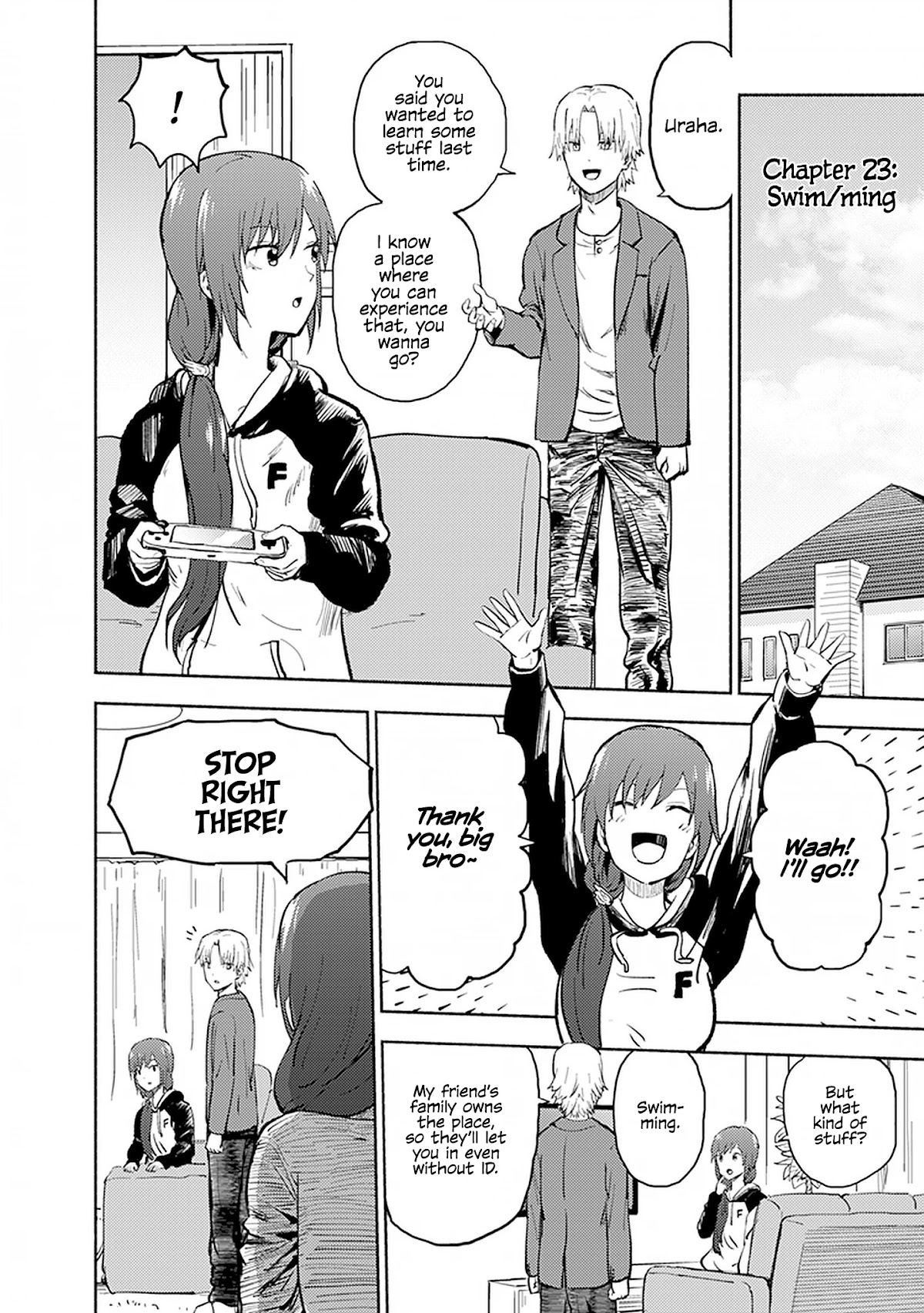 My Spl it Little Sister Chapter 23 page 1 - Chapter 23: Swim/ming