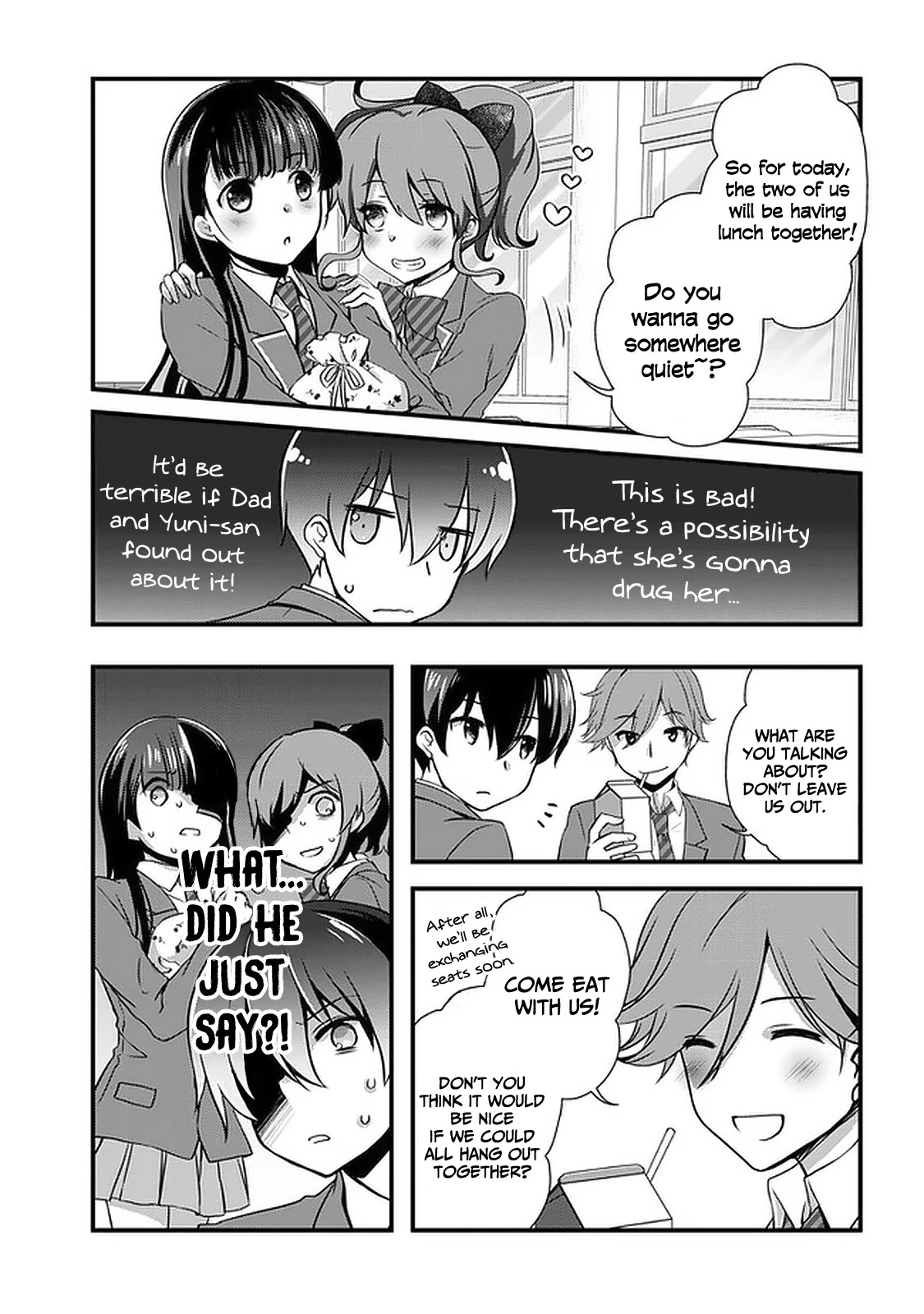 My Stepmom's Daughter Was My Ex-Girlfriend Chapter 21 page 14 - Chapter 21: The ex-couple have a seat exchange (1)