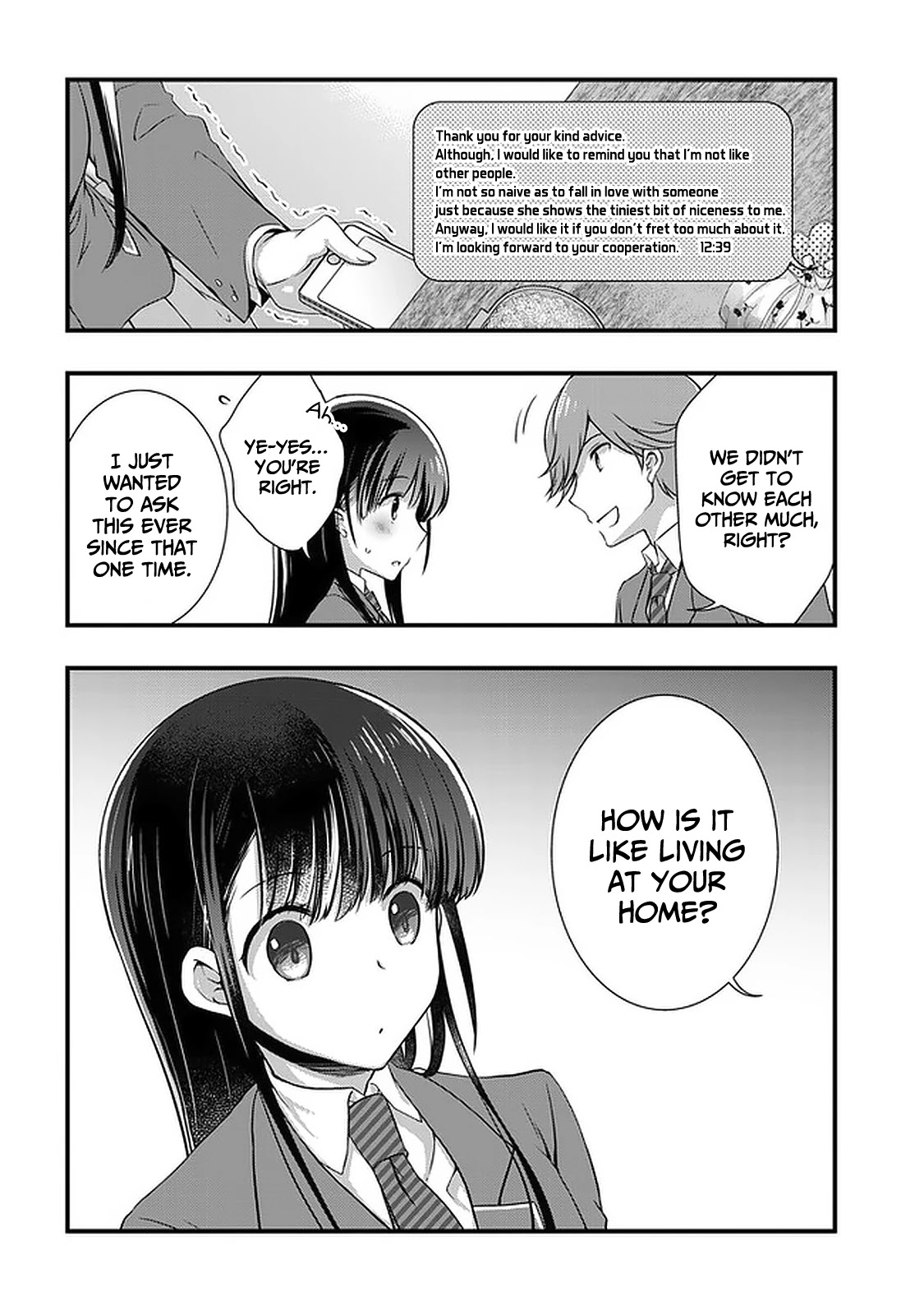 My Stepmom's Daughter Was My Ex-Girlfriend Chapter 21 page 21 - Chapter 21: The ex-couple have a seat exchange (1)