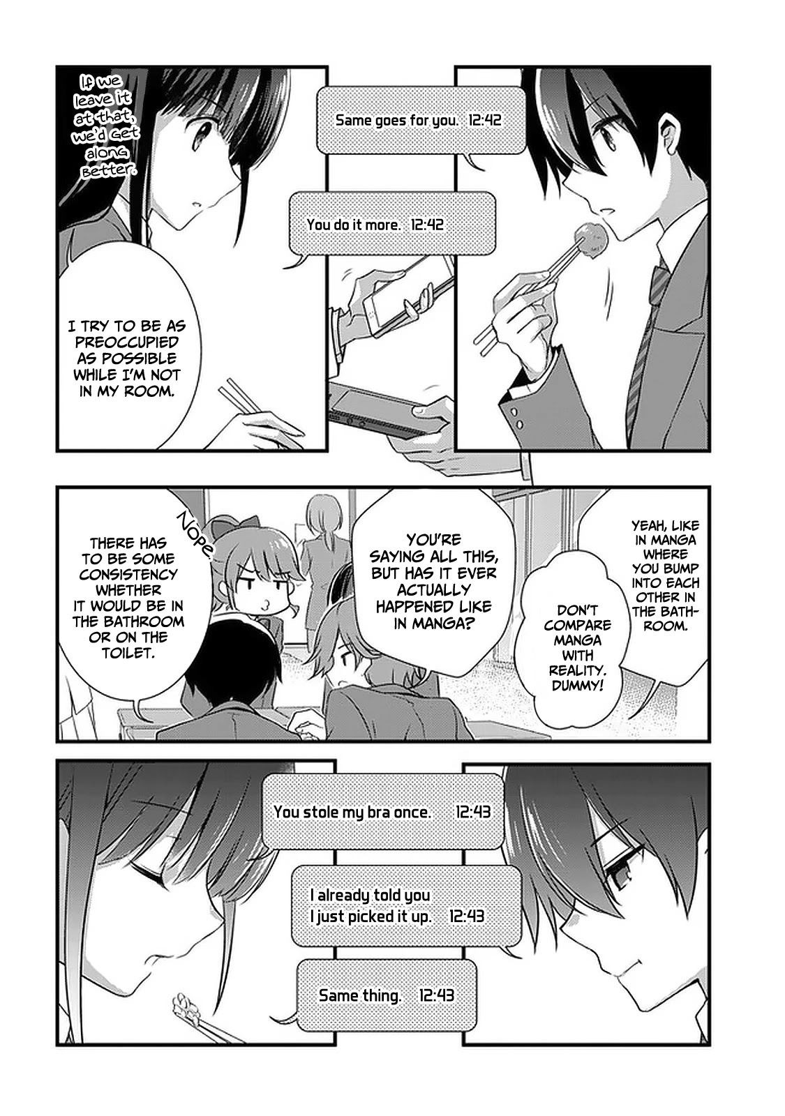 My Stepmom's Daughter Was My Ex-Girlfriend Chapter 21 page 23 - Chapter 21: The ex-couple have a seat exchange (1)
