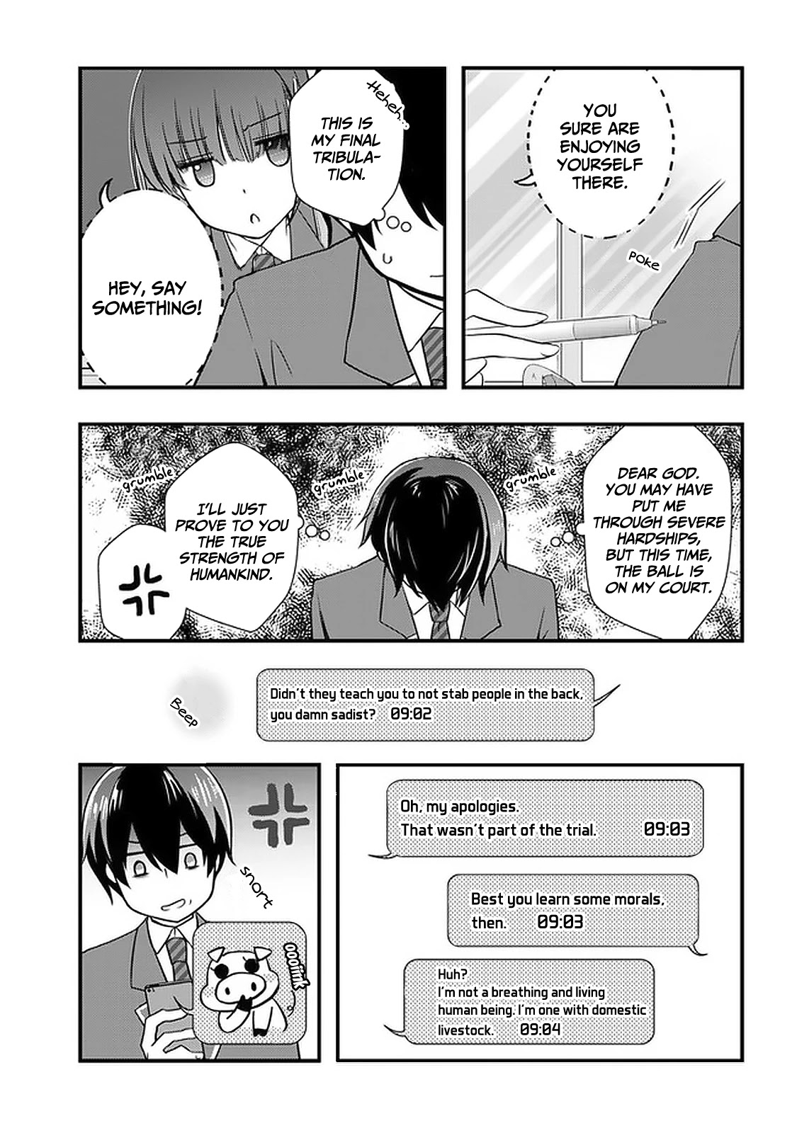 My Stepmom's Daughter Was My Ex-Girlfriend Chapter 21 page 8 - Chapter 21: The ex-couple have a seat exchange (1)