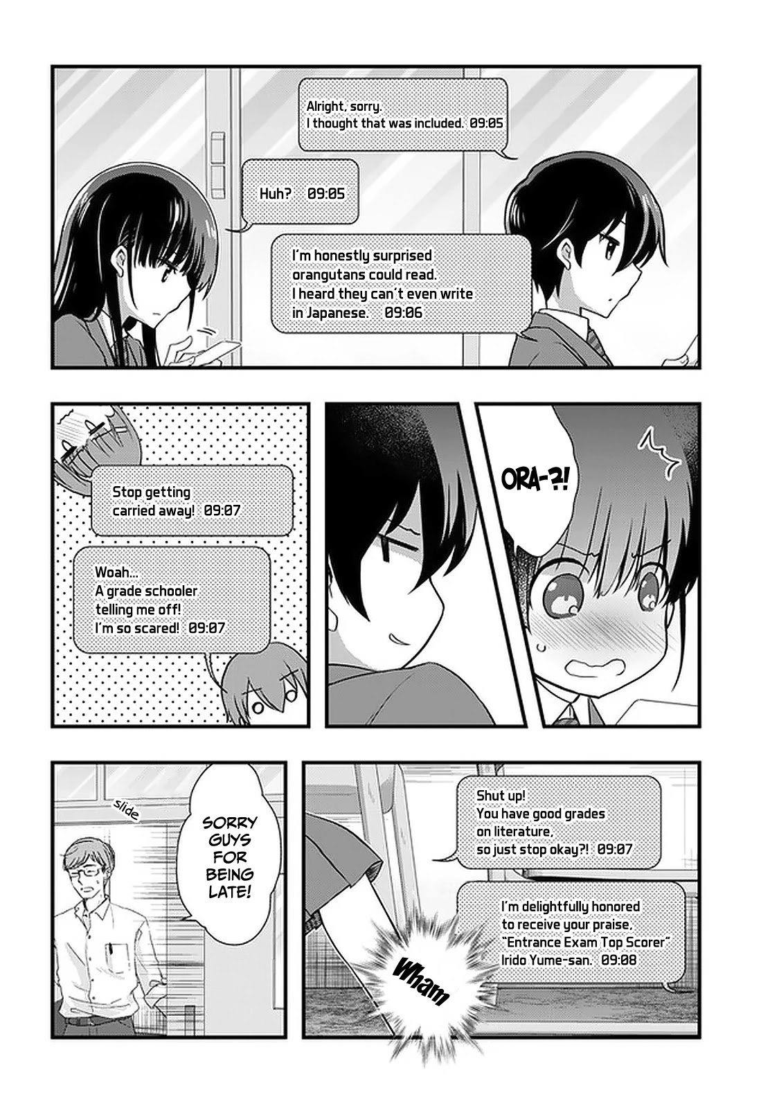 My Stepmom's Daughter Was My Ex-Girlfriend Chapter 21 page 9 - Chapter 21: The ex-couple have a seat exchange (1)