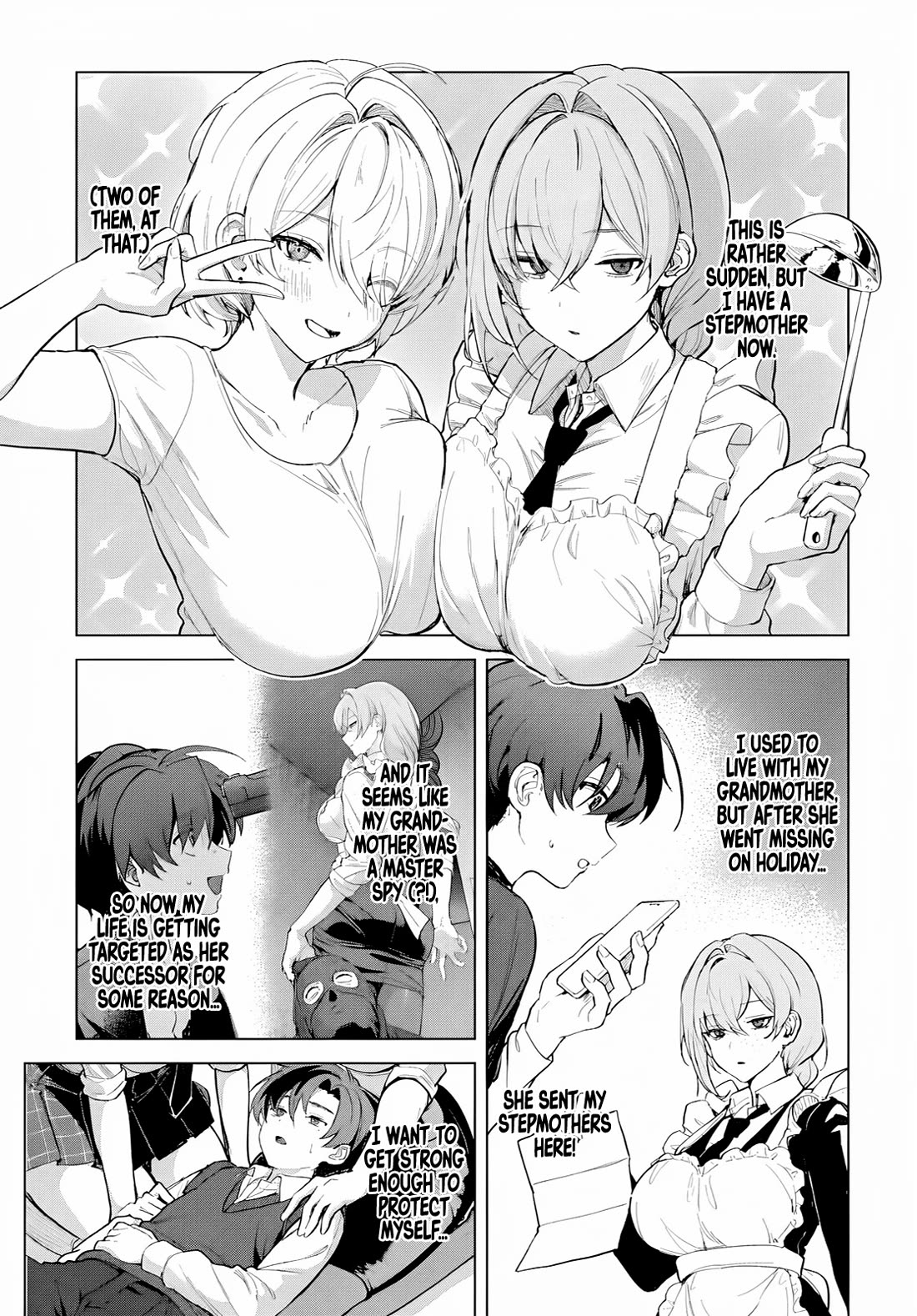 My Stepmother's Love isn't Going How I Thought! Chapter 5 page 1 - Chapter 5: The Third Arrives!!