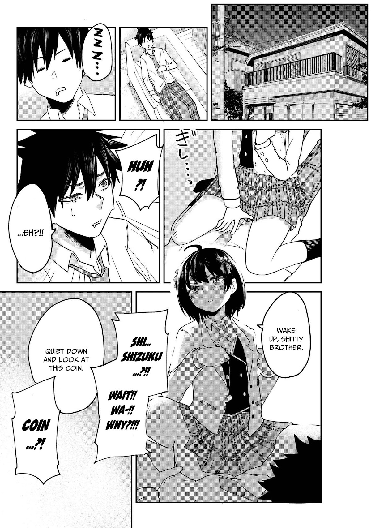 My stepsister who says Go die go die to me every day, tries to hypnotize me to fall for her while I was sleeping...! Chapter 0 page 4 - Chapter 0: Pre-serialization