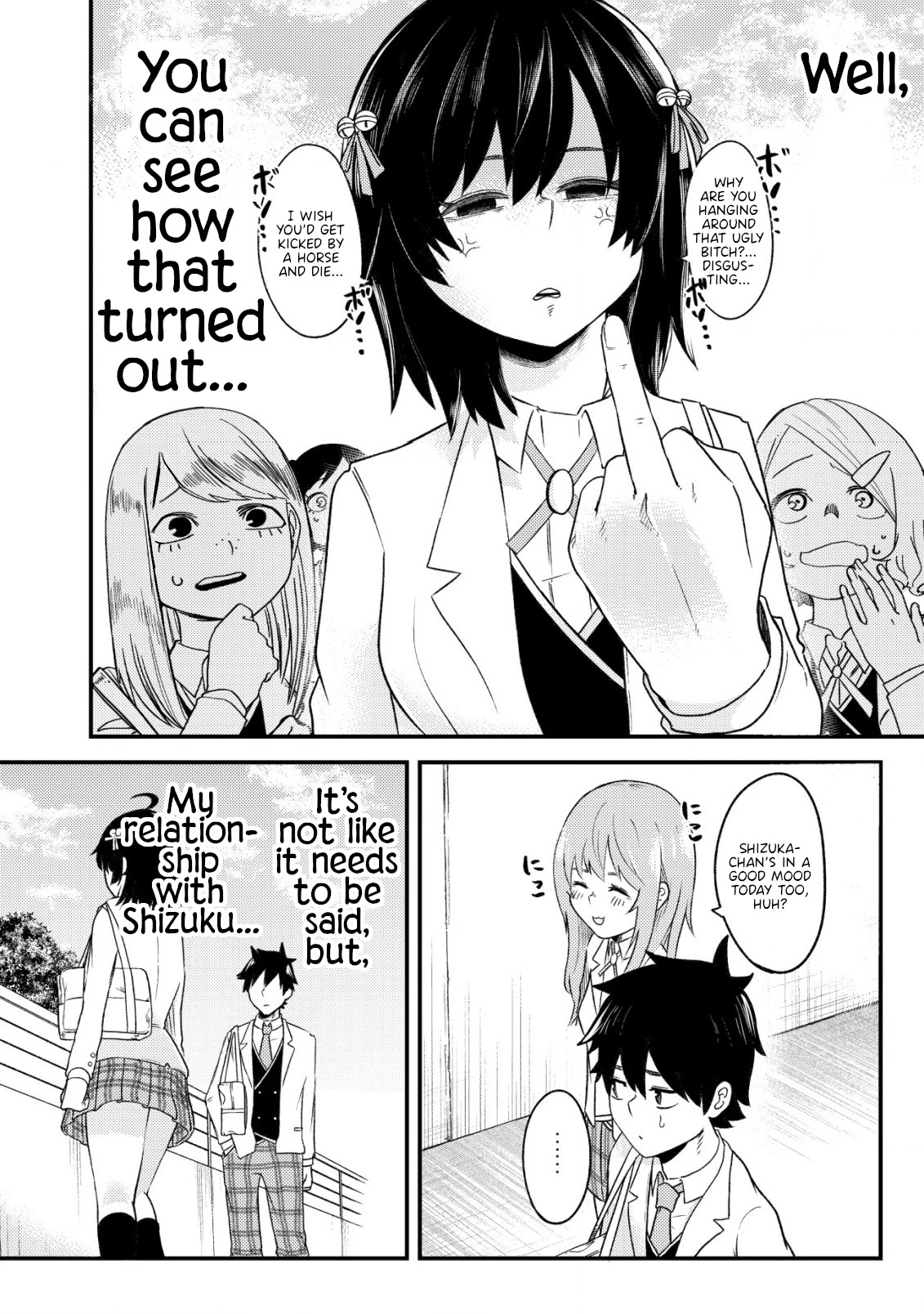 My stepsister who says Go die go die to me every day, tries to hypnotize me to fall for her while I was sleeping...! Chapter 1 page 12 - Chapter 1