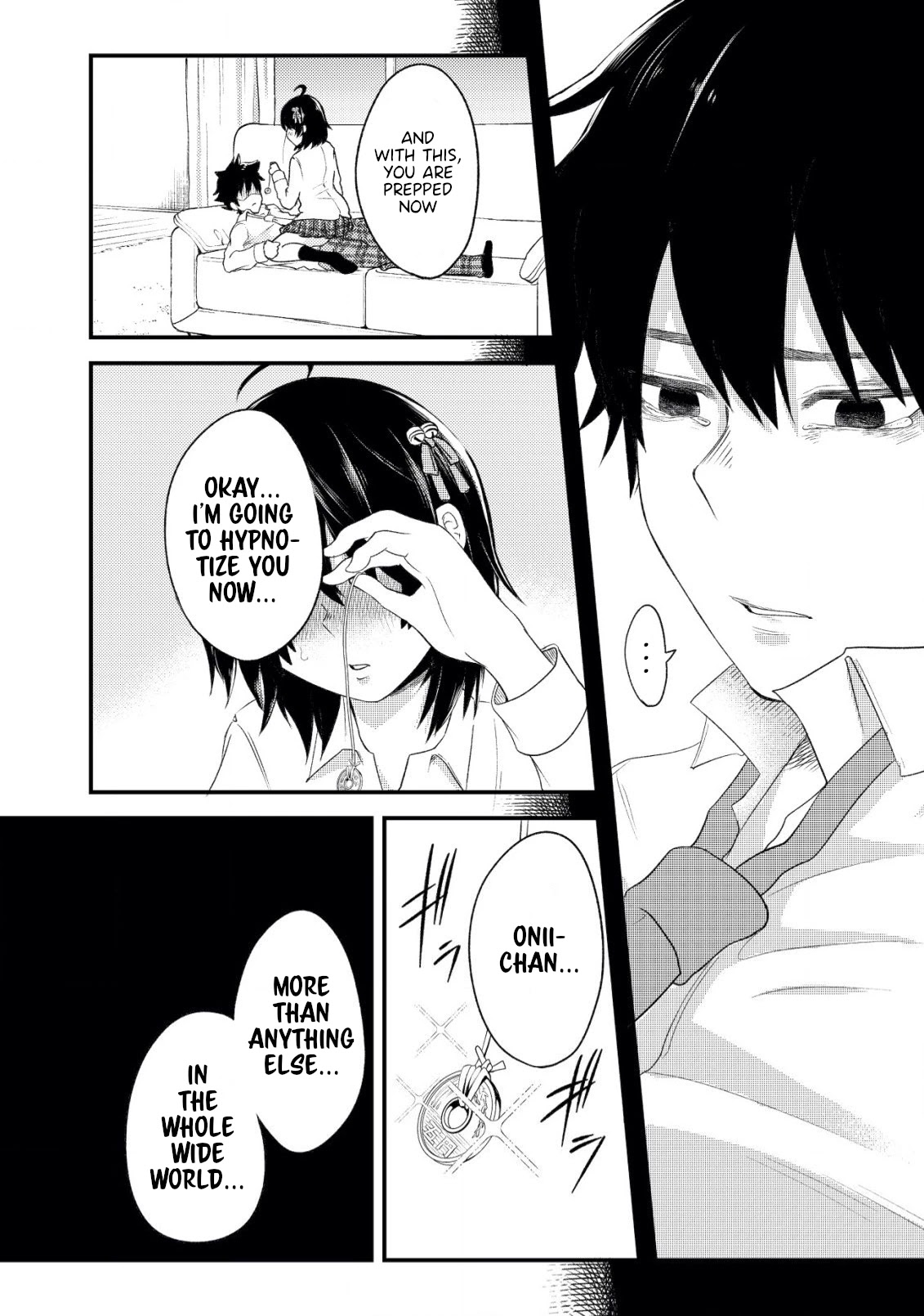 My stepsister who says Go die go die to me every day, tries to hypnotize me to fall for her while I was sleeping...! Chapter 1 page 28 - Chapter 1
