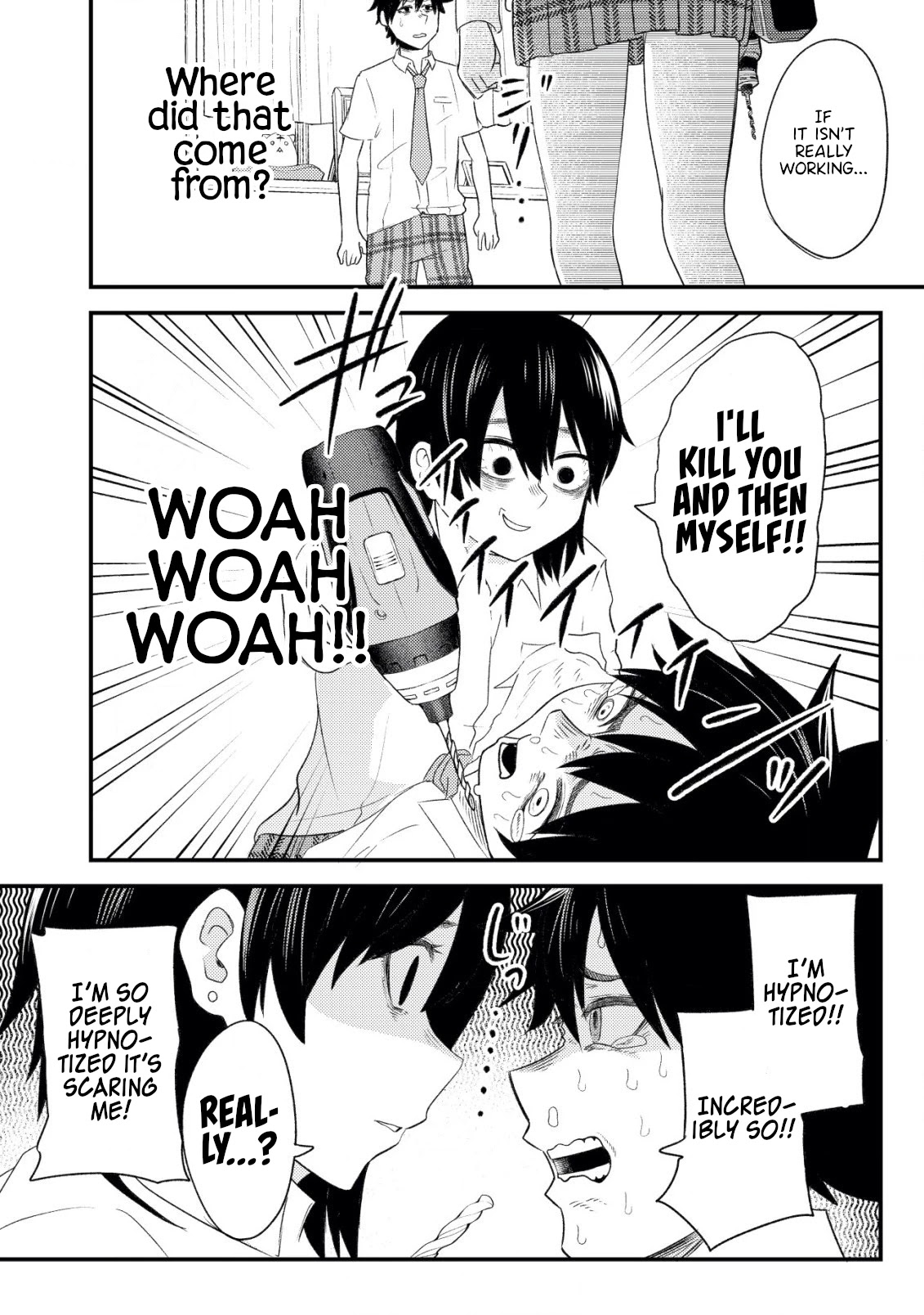 My stepsister who says Go die go die to me every day, tries to hypnotize me to fall for her while I was sleeping...! Chapter 1 page 32 - Chapter 1