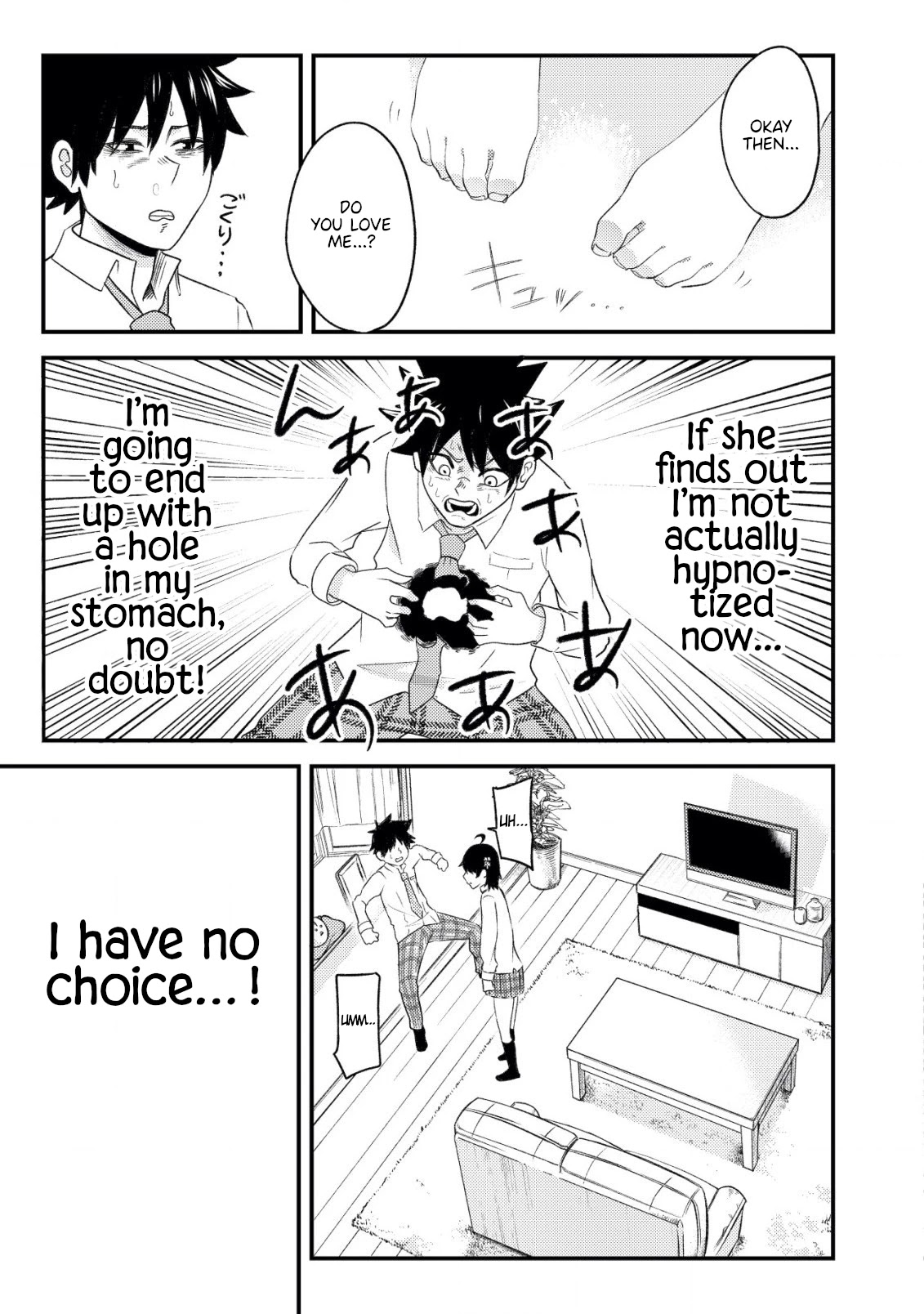 My stepsister who says Go die go die to me every day, tries to hypnotize me to fall for her while I was sleeping...! Chapter 1 page 33 - Chapter 1