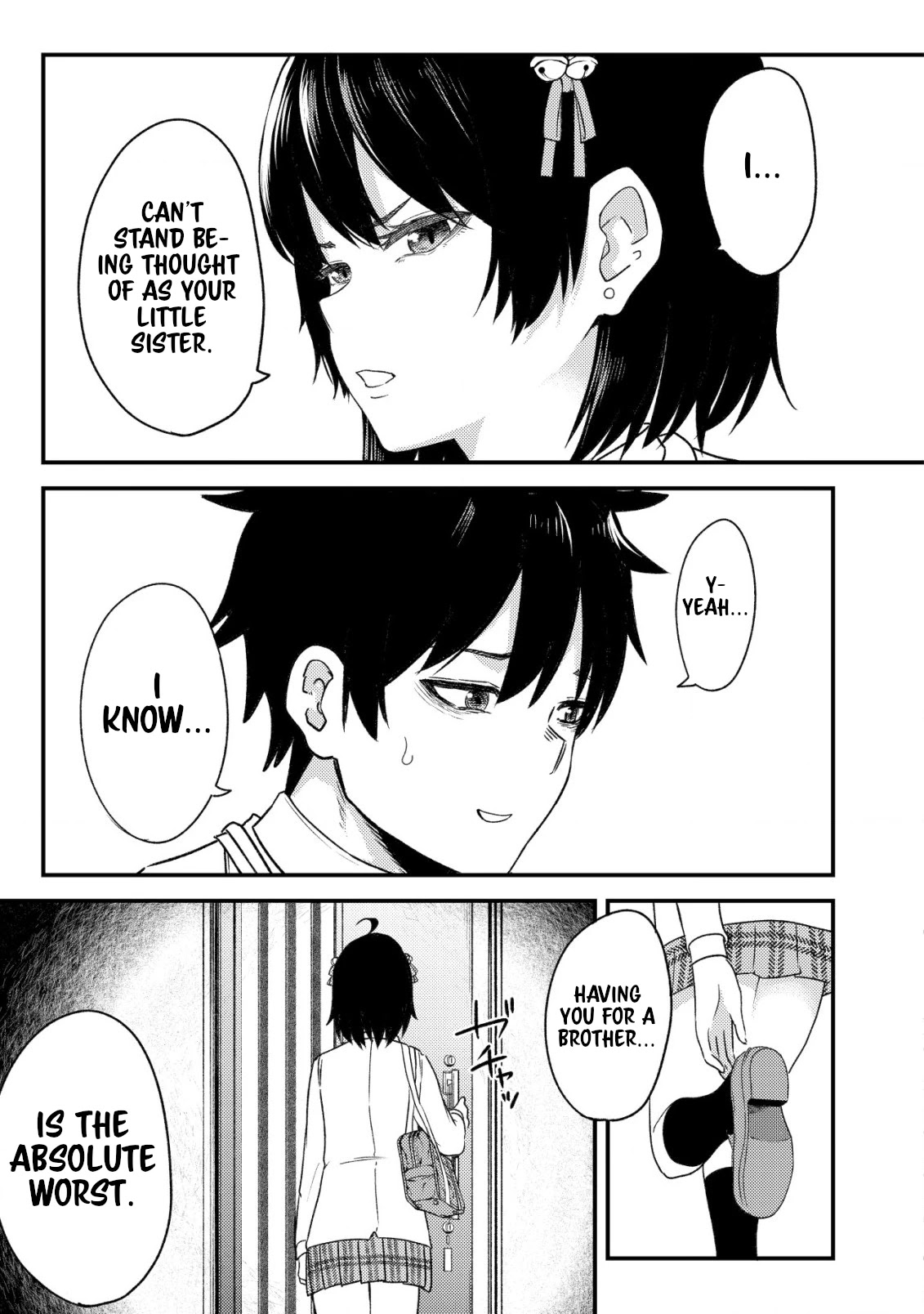 My stepsister who says Go die go die to me every day, tries to hypnotize me to fall for her while I was sleeping...! Chapter 1 page 5 - Chapter 1