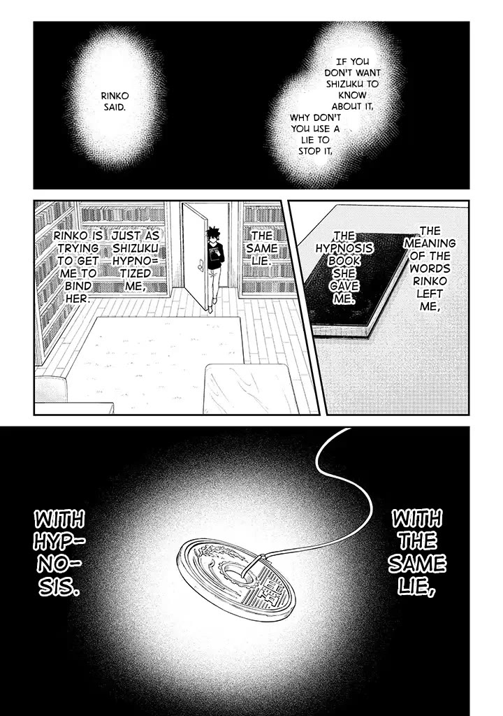 My stepsister who says Go die go die to me every day, tries to hypnotize me to fall for her while I was sleeping...! Chapter 14 page 20 - Chapter 14: Bondage and Hypnosis