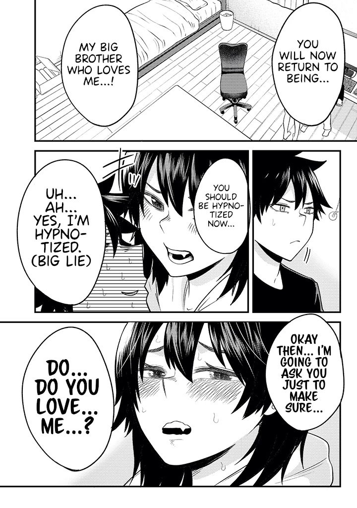 My stepsister who says Go die go die to me every day, tries to hypnotize me to fall for her while I was sleeping...! Chapter 3 page 6 - Chapter 3: A Novel and Hypnosis